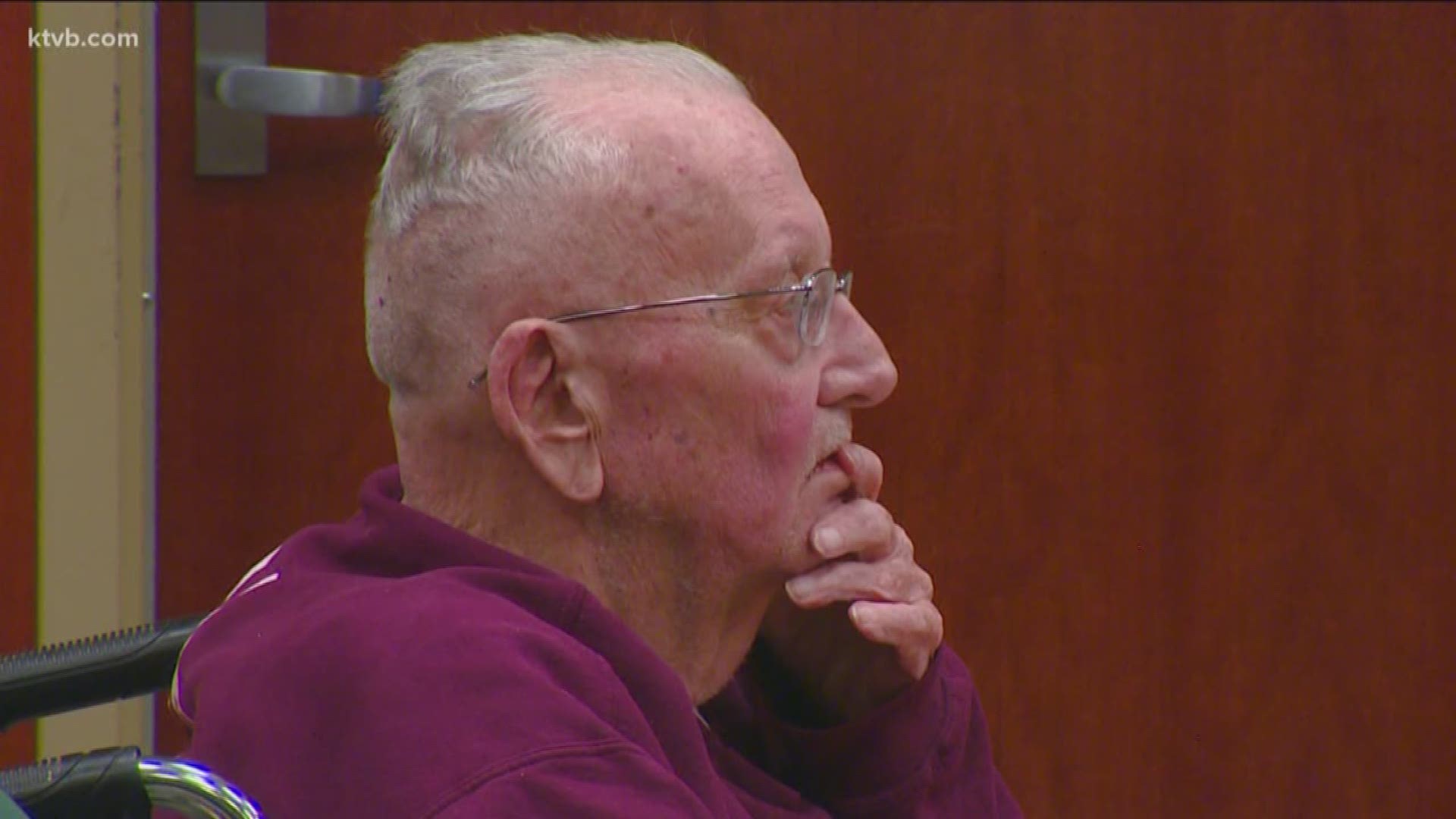The retired Boise priest was sentenced in an Ada County courtroom Thursday.