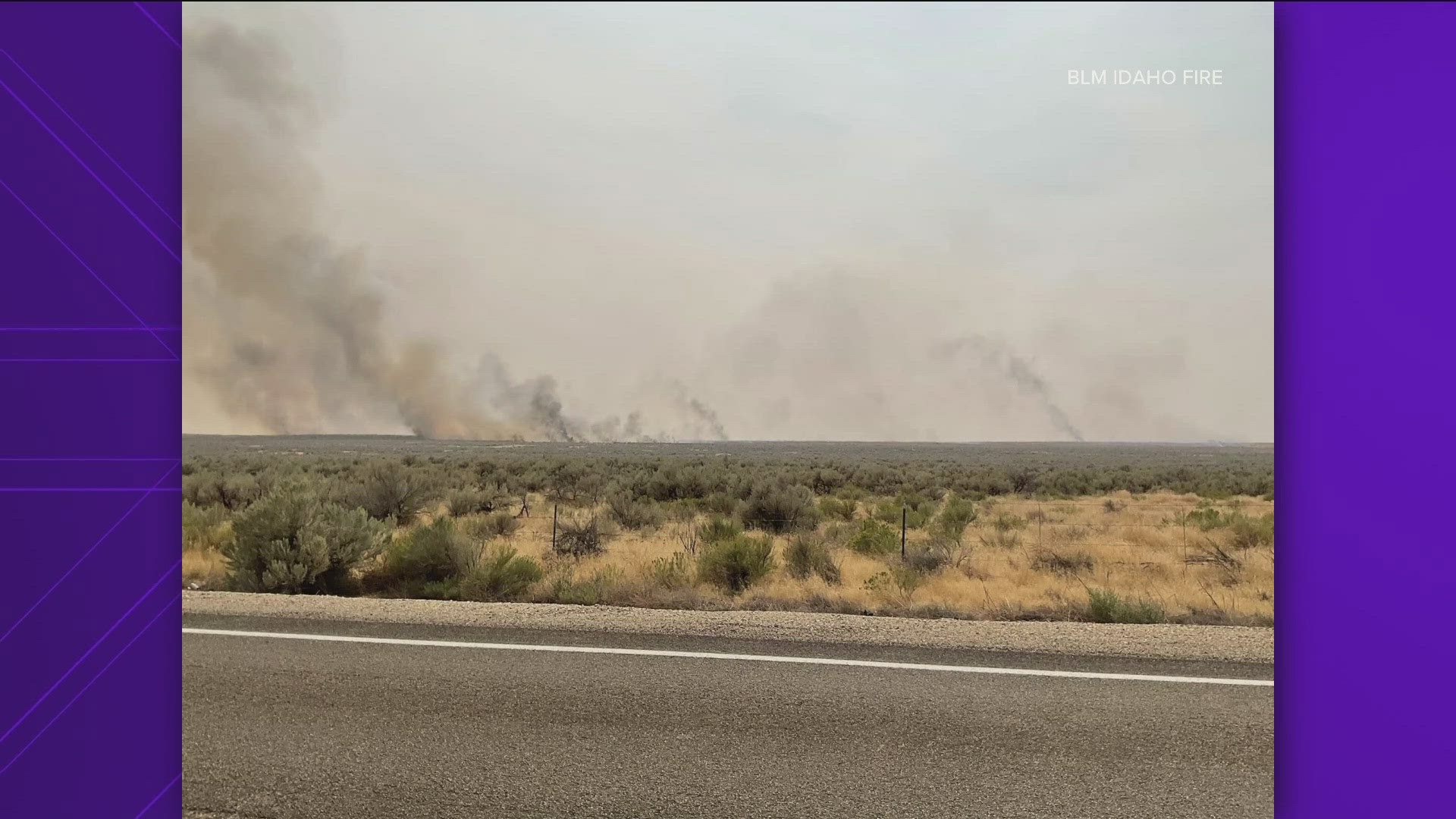 BLM is saying the fire is human caused.