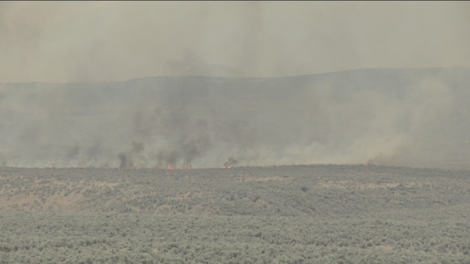 On Friday afternoon, Vale District BLM reported the Cow Valley Fire had burned roughly 73,727 acres.