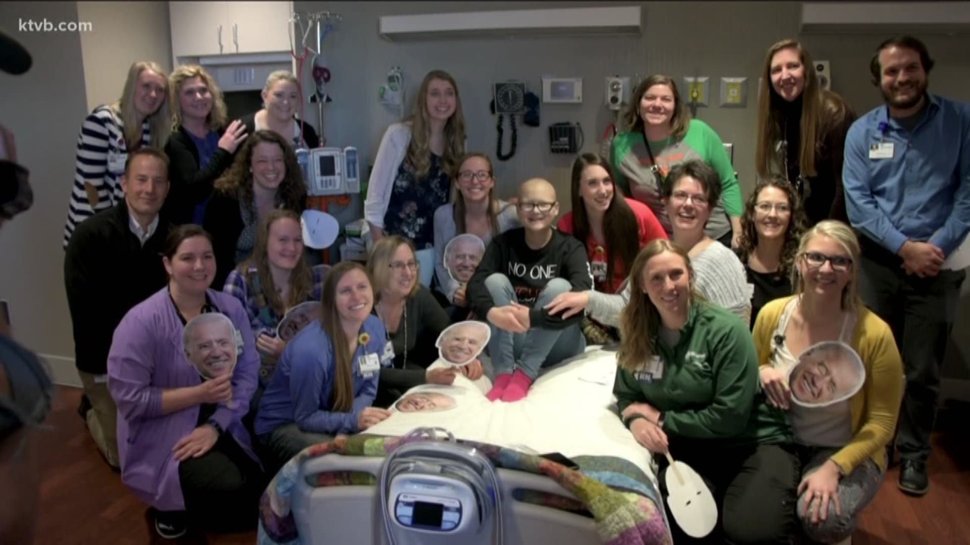 After being diagnosed with a progressive form of acute myeloid leukemia (AML), Shaffer has missed most of her senior year at Fruitland High School, but her nurses at St. Luke's and the community of Fruitland have rallied around her, even reaching out to f