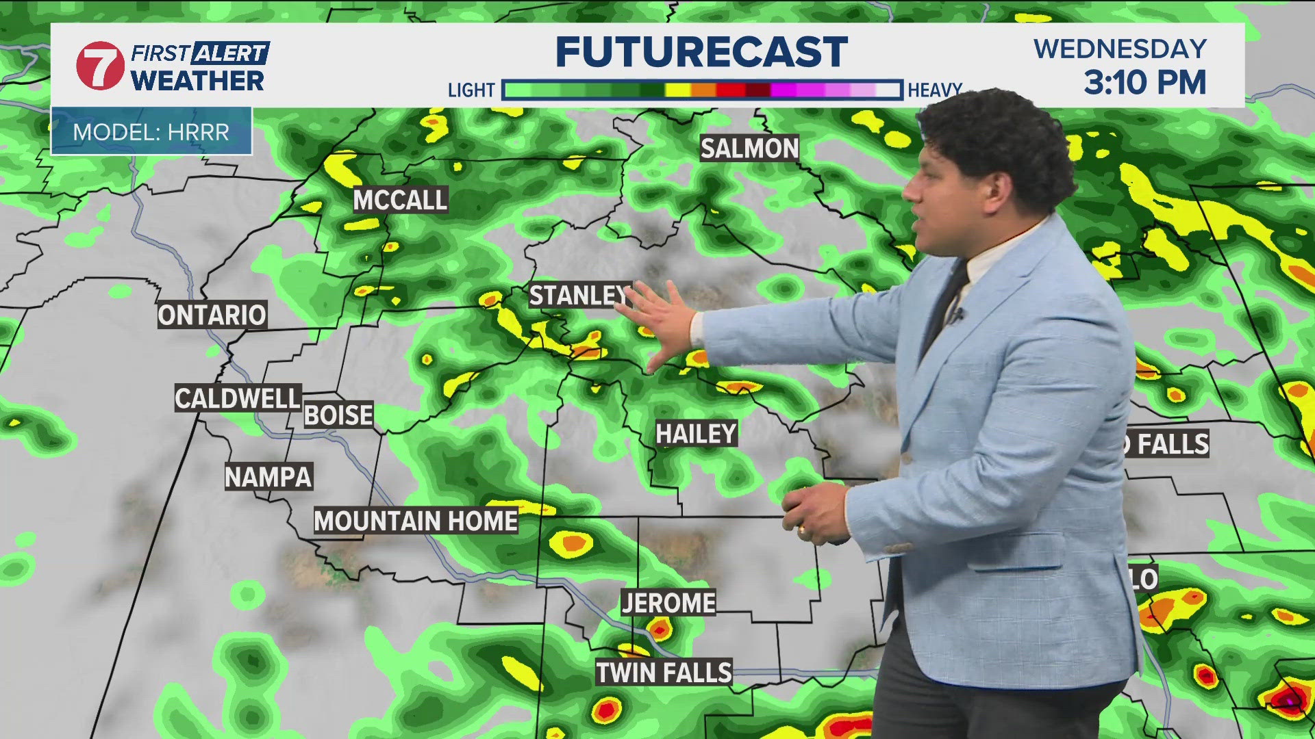 KTVB's Hector Mendoza shares expected drive times for Wednesday's commute, as well as a look at the radar.