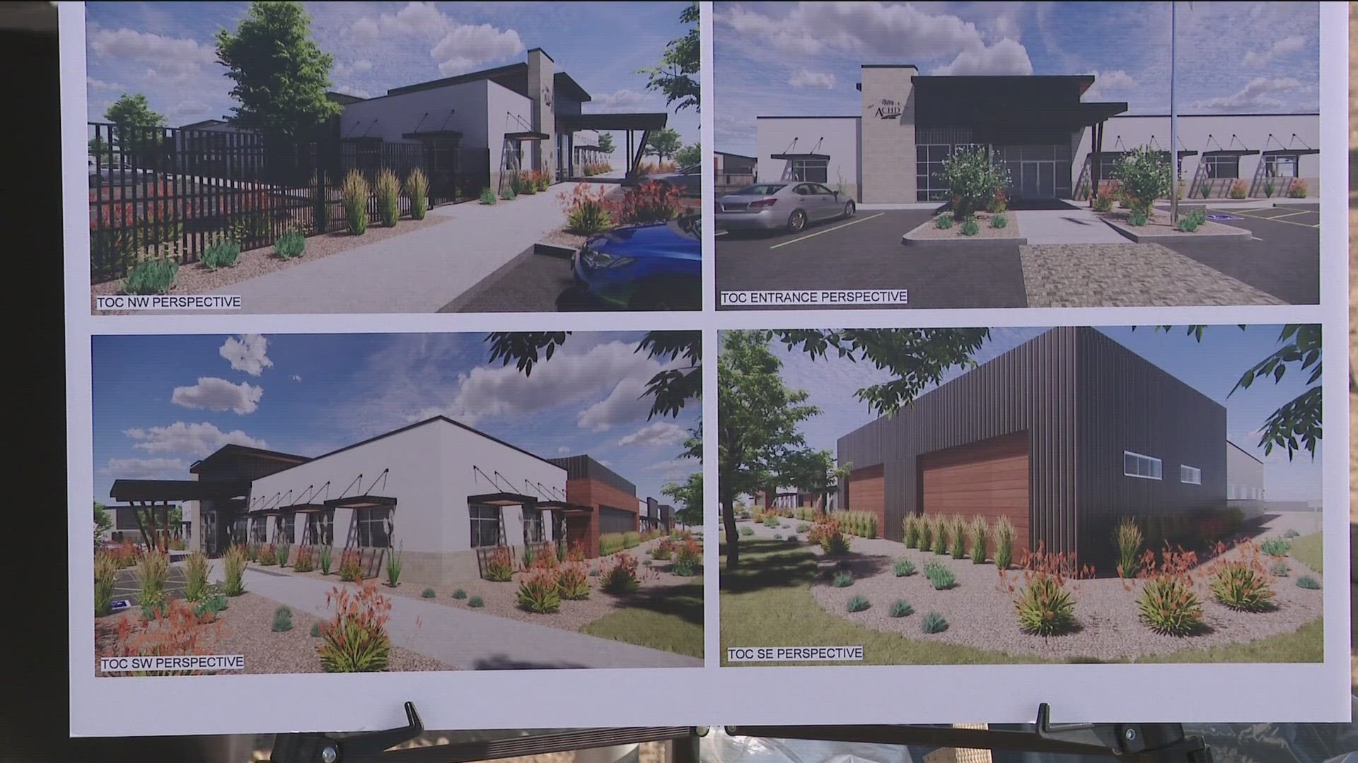The new location will house three buildings. Construction will be finished in fall of 2024.