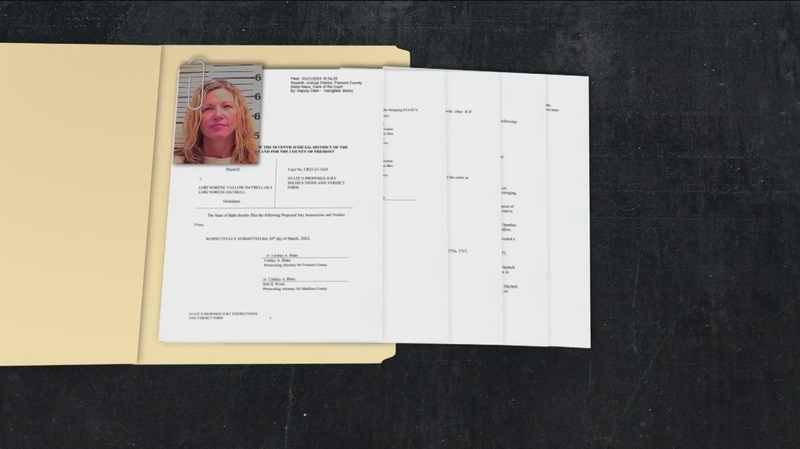 Proposed jury instructions filed in Lori Vallow case