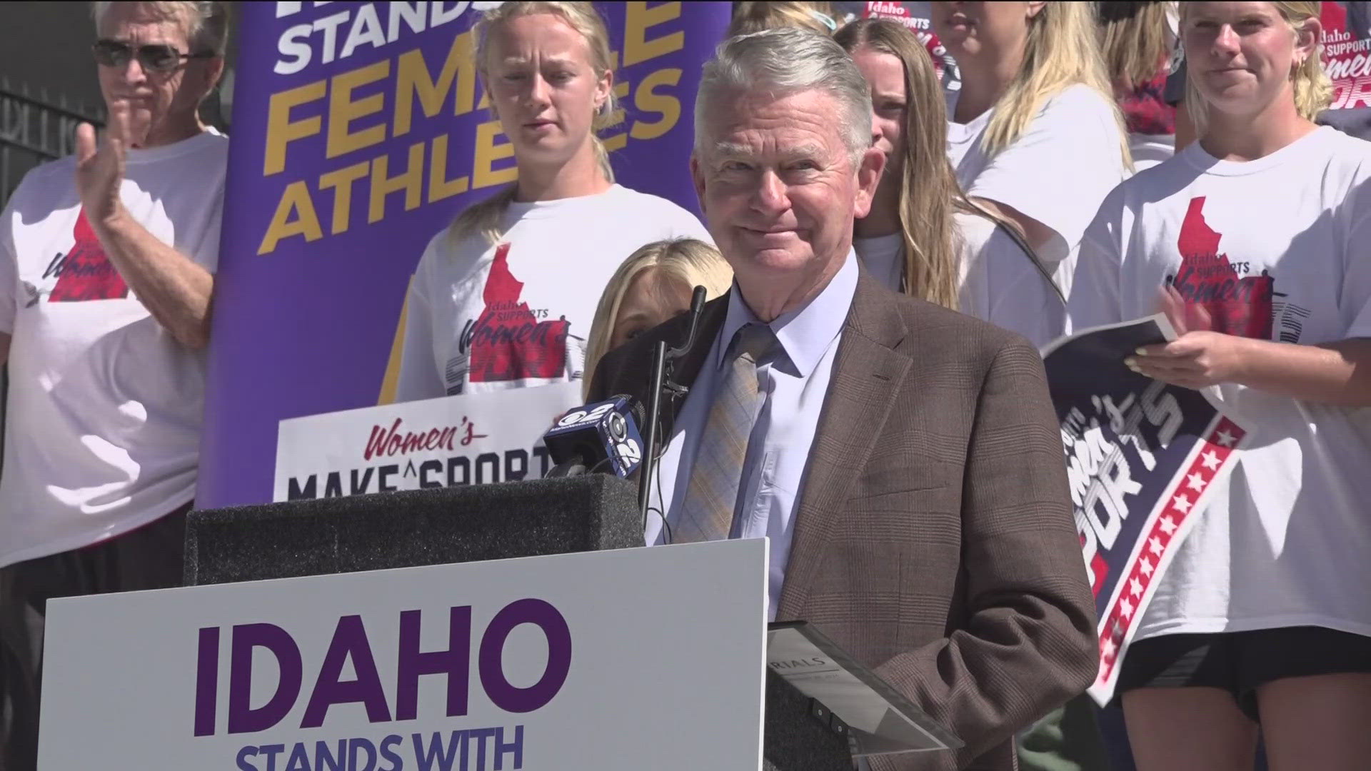 Gov. Little signed The Defending Women's Sports Act, an executive order opposing Title IX protections for LBTQ+ athletes.