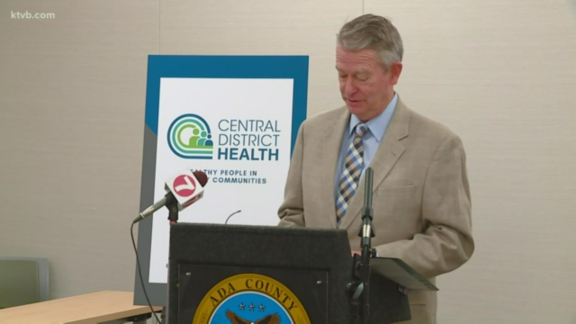 Gov. Little held a press conference on July 23 to discuss the rapid increase in coronavirus cases across the state.