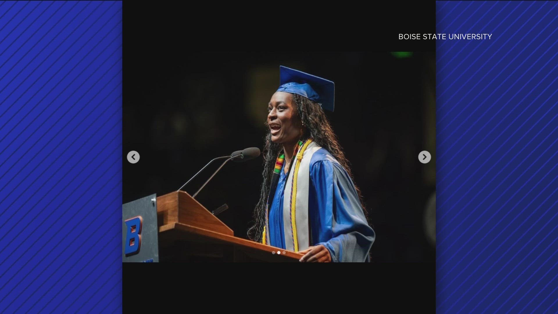 With so many graduates the college had to hold two ceremonies.