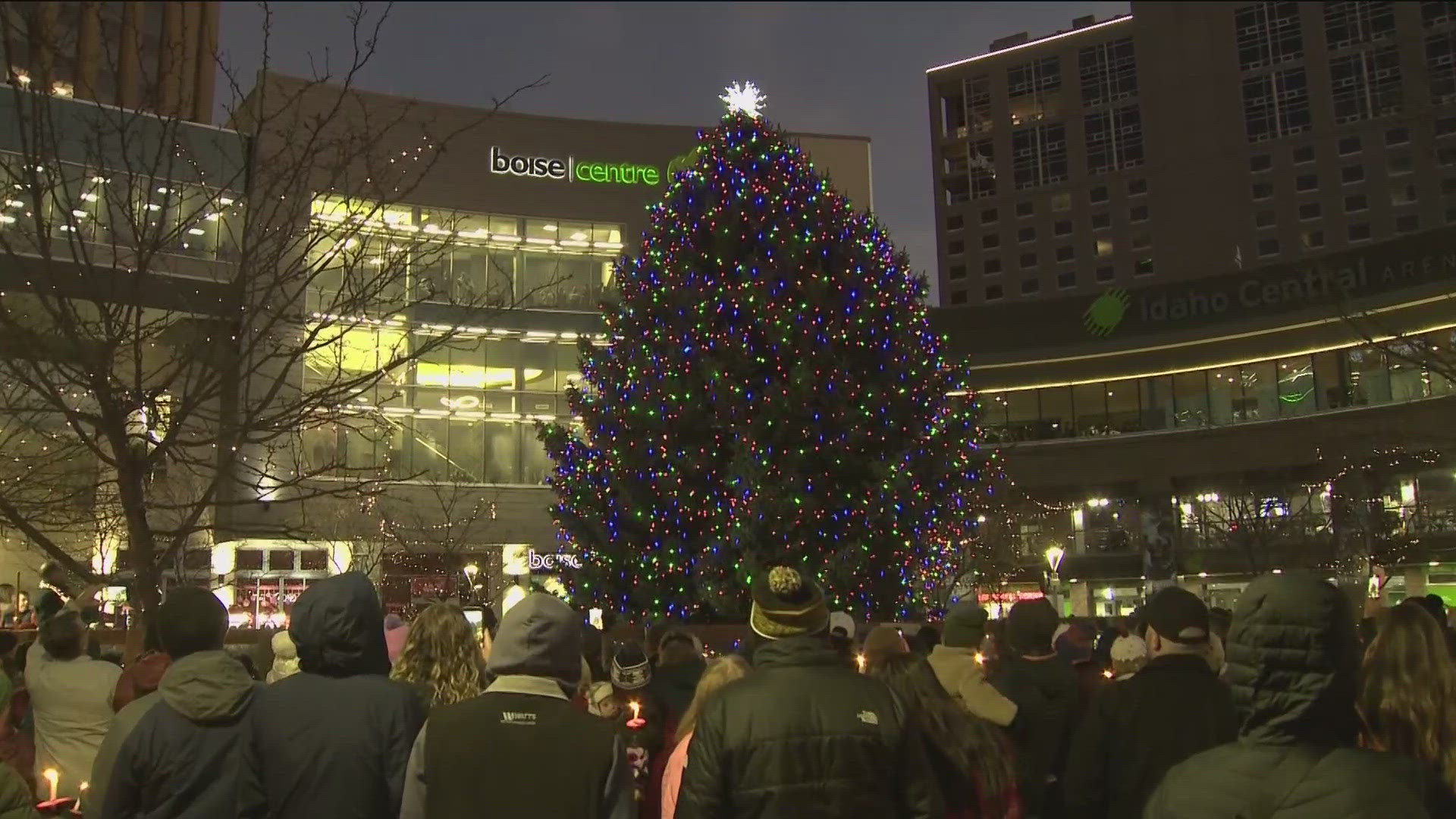 On Friday, Downtown Boise kicked off the holiday season in style lighting up the tree in the Grove Plaza.