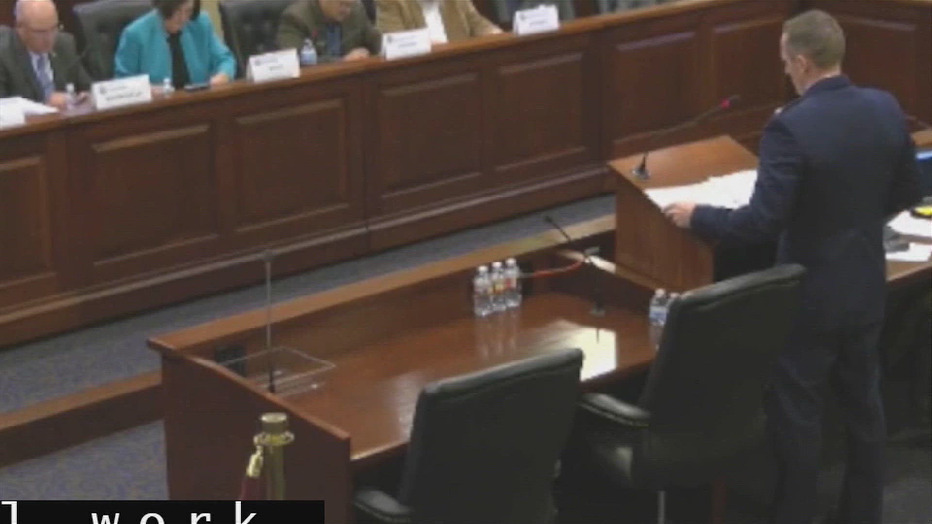 Col. David Gunter updated Idaho lawmakers on the 2030 start of the Qatari Air Force training program at the Mountain Home Air Force Base. 