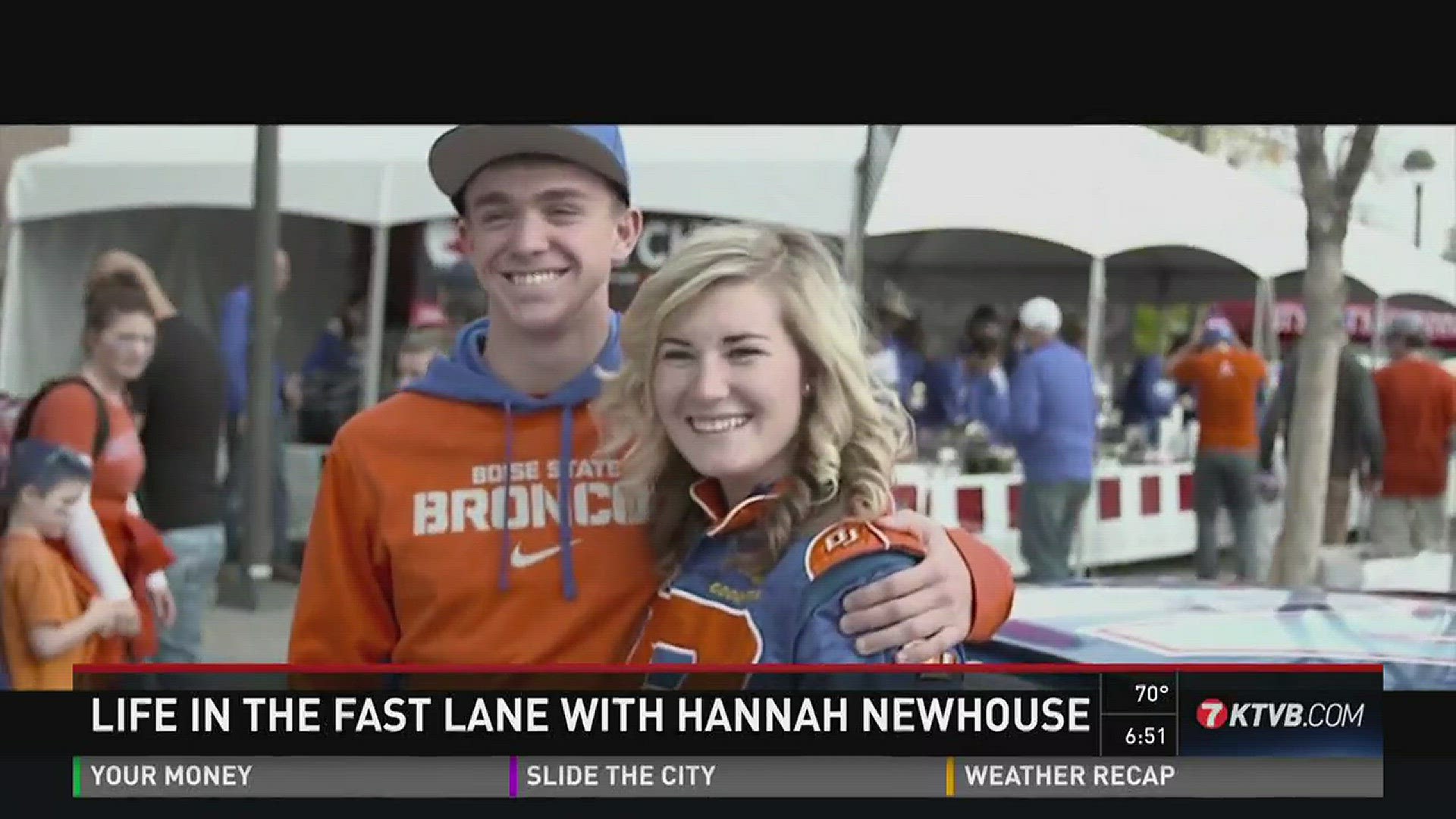 In pretty much all aspects of life... Twin Falls-native Hannah Newhouse has lived life in the fast lane. She graduated high school a year early, is taking summer classes at Boise State so she can try to do the same in college, and then of course, there is