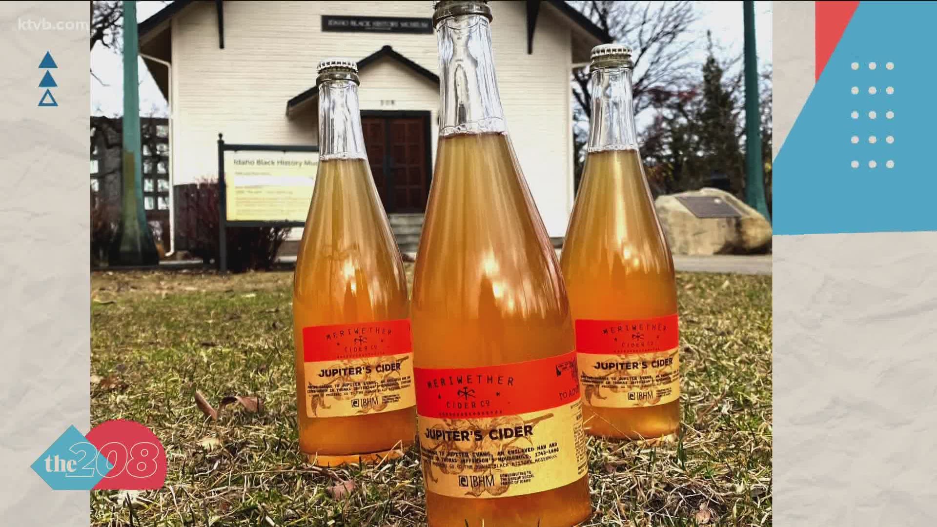 All of the proceeds from Jupiter's cider are being donated to the Black History Museum.