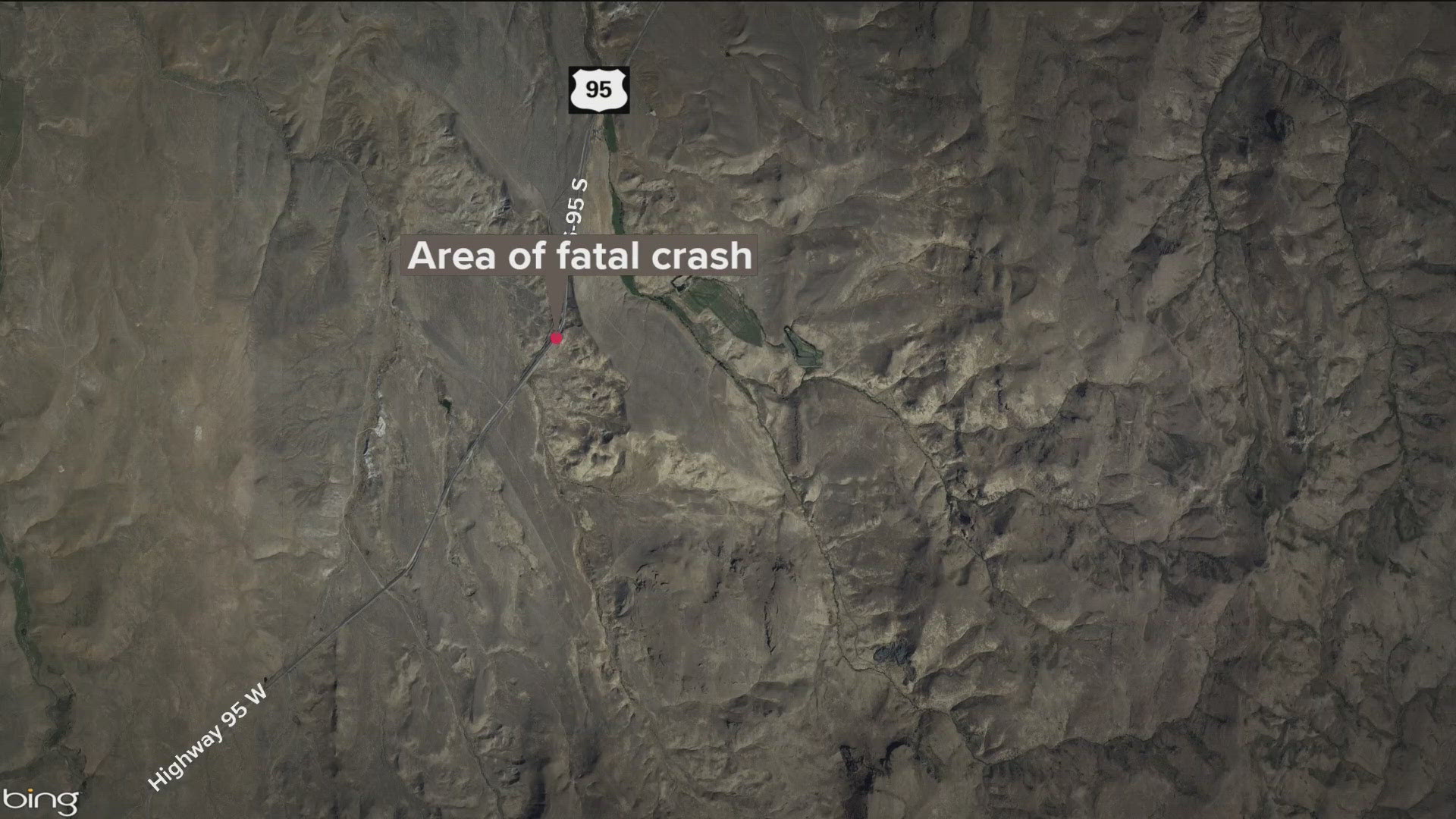 Police say the crash happened in Owyhee County.