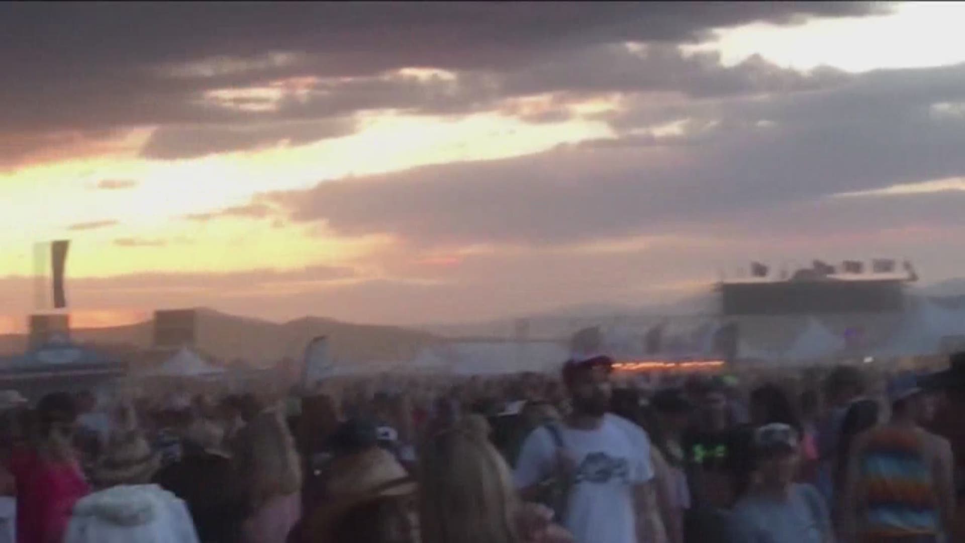 Storm interrupts Mountain Home Country Music Festival