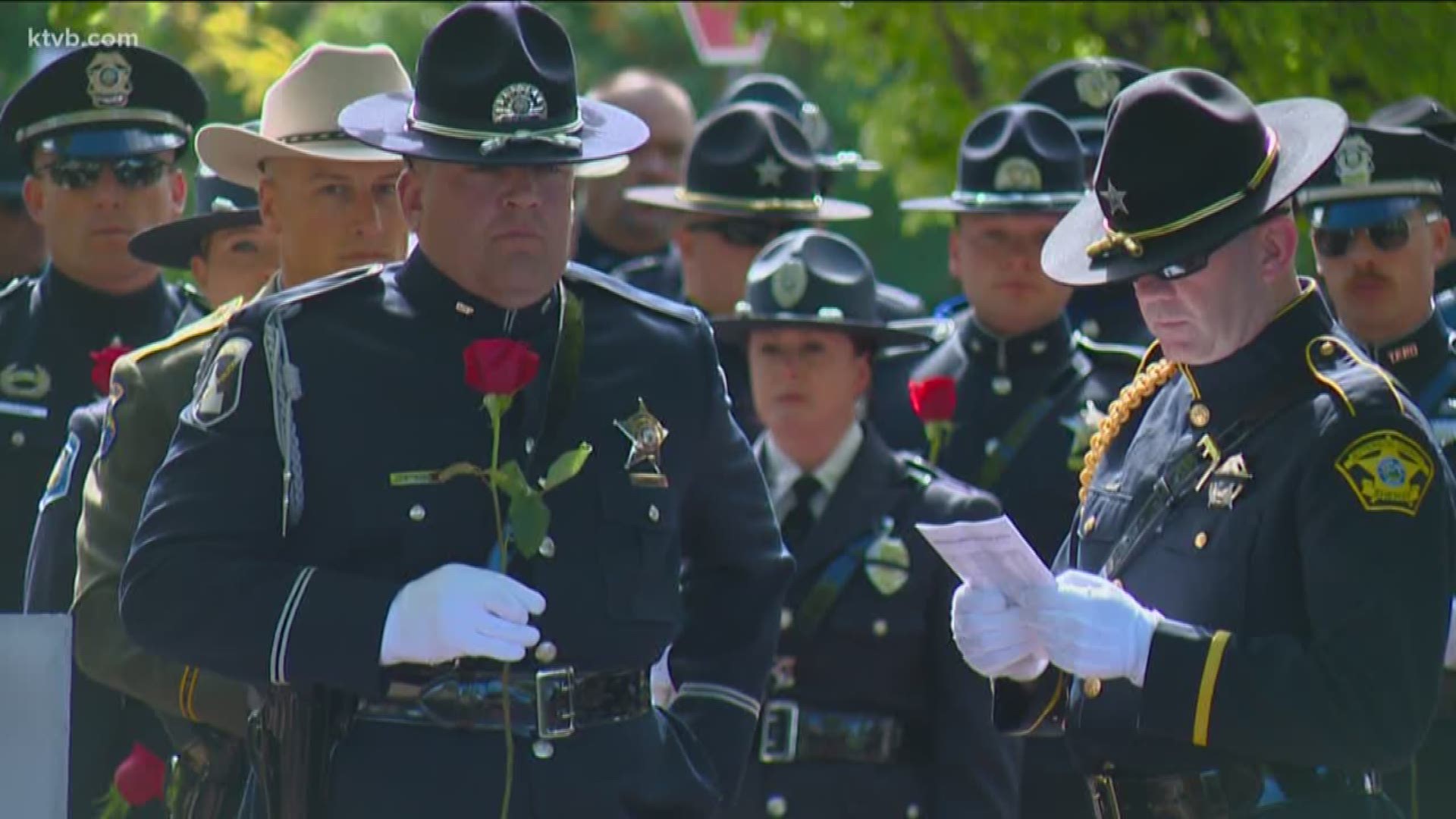 One new name was added to the Idaho Peace Officer Memorial on Thursday.