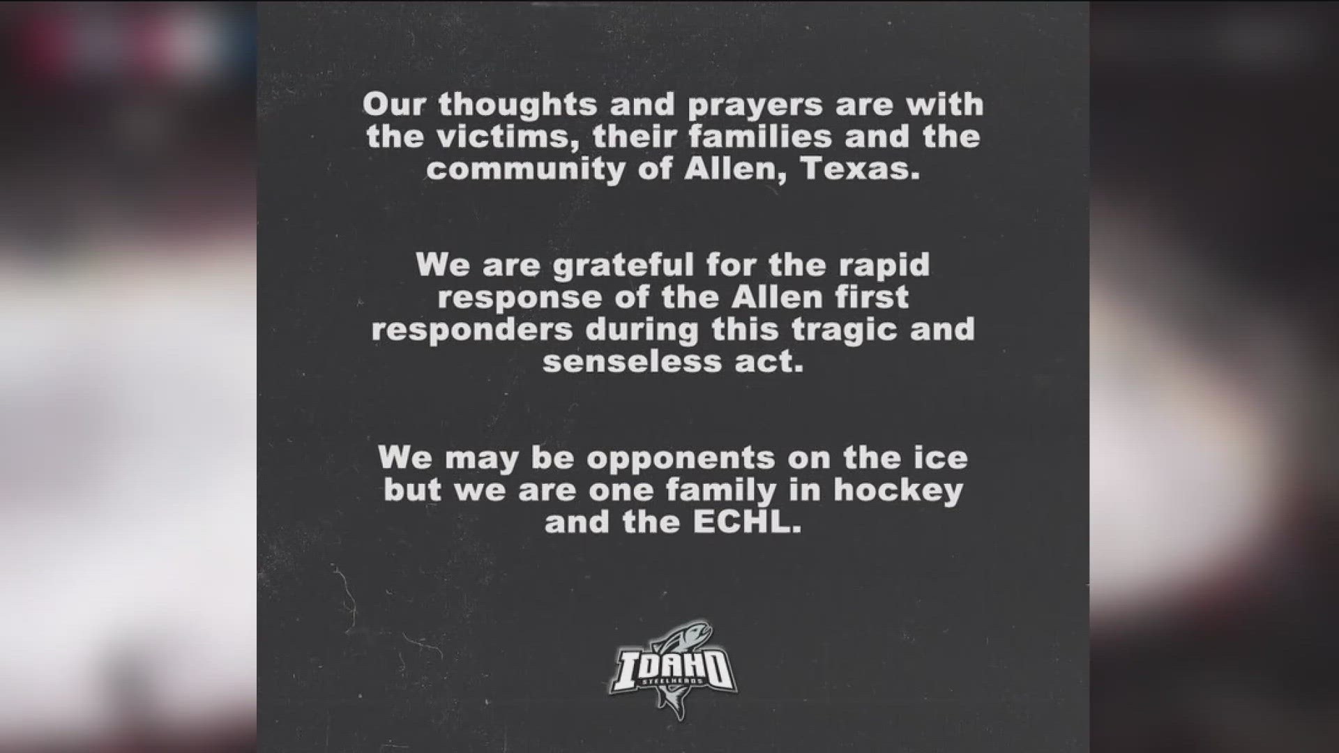 According to the Associated Press, police were responding to a shooting Saturday at an Allen, Texas, shopping center less than a mile from the hockey arena.