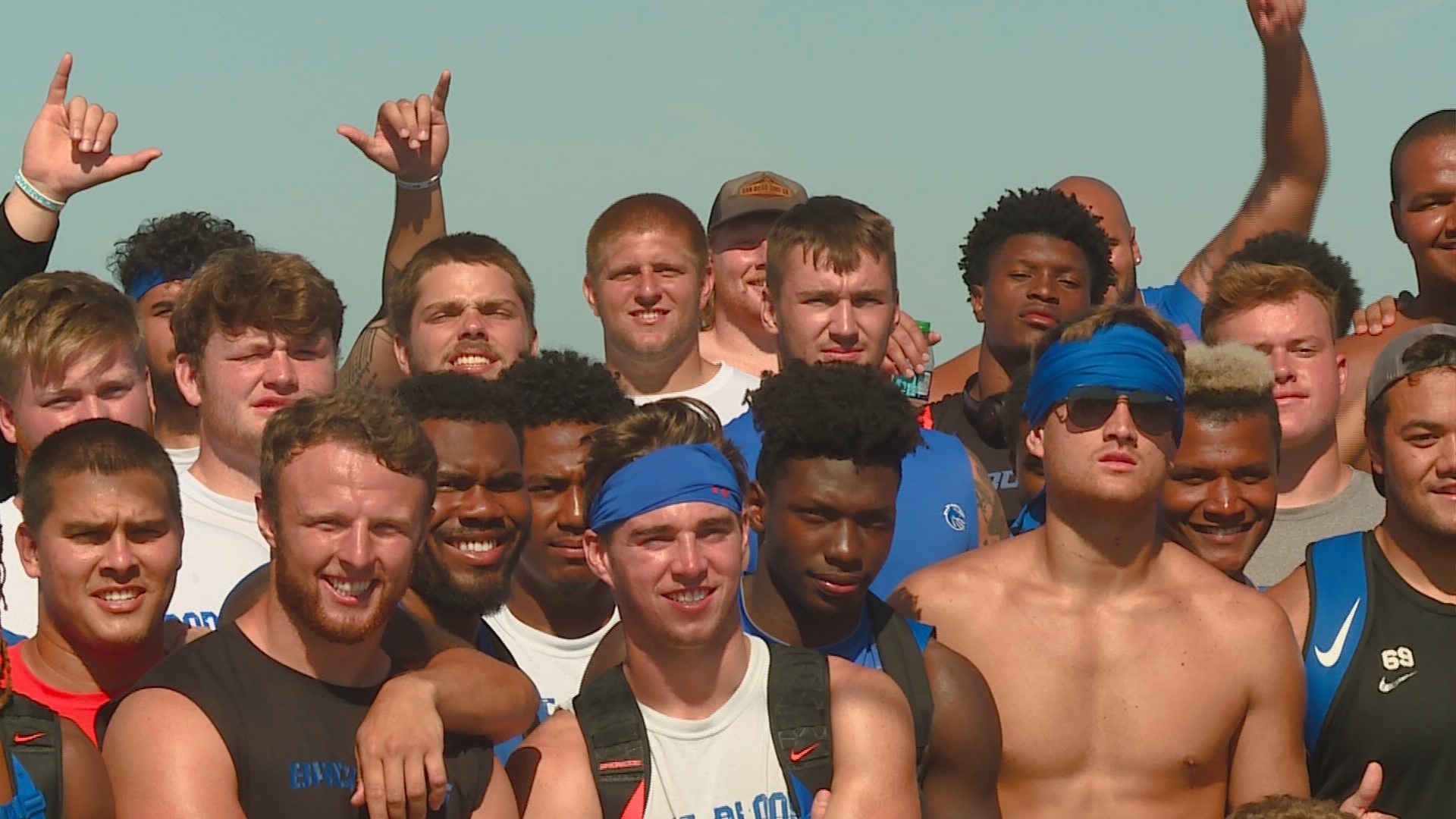Boise State football completes fall camp with annual Table Rock hike