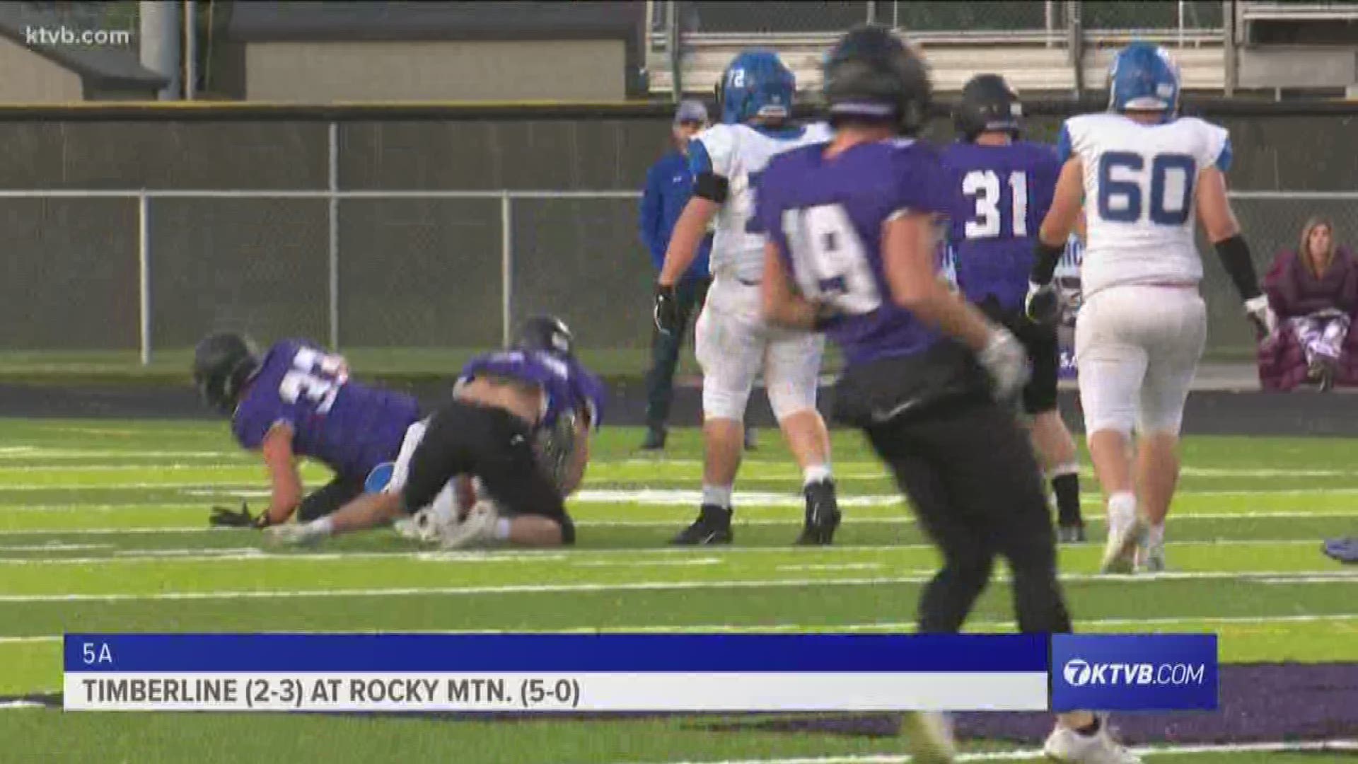 In this Class 5A matchup, the undefeated Grizzlies took on the Timberline Wolves. Rocky Mountain goes onto to win 21-0.