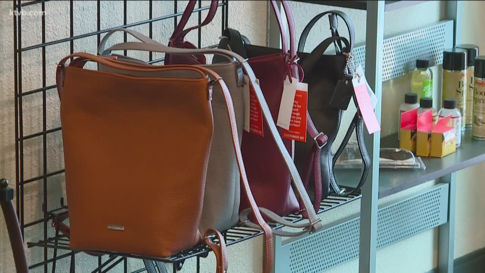 Dee Sarton goes to Garden City where they are making high-end handbags.