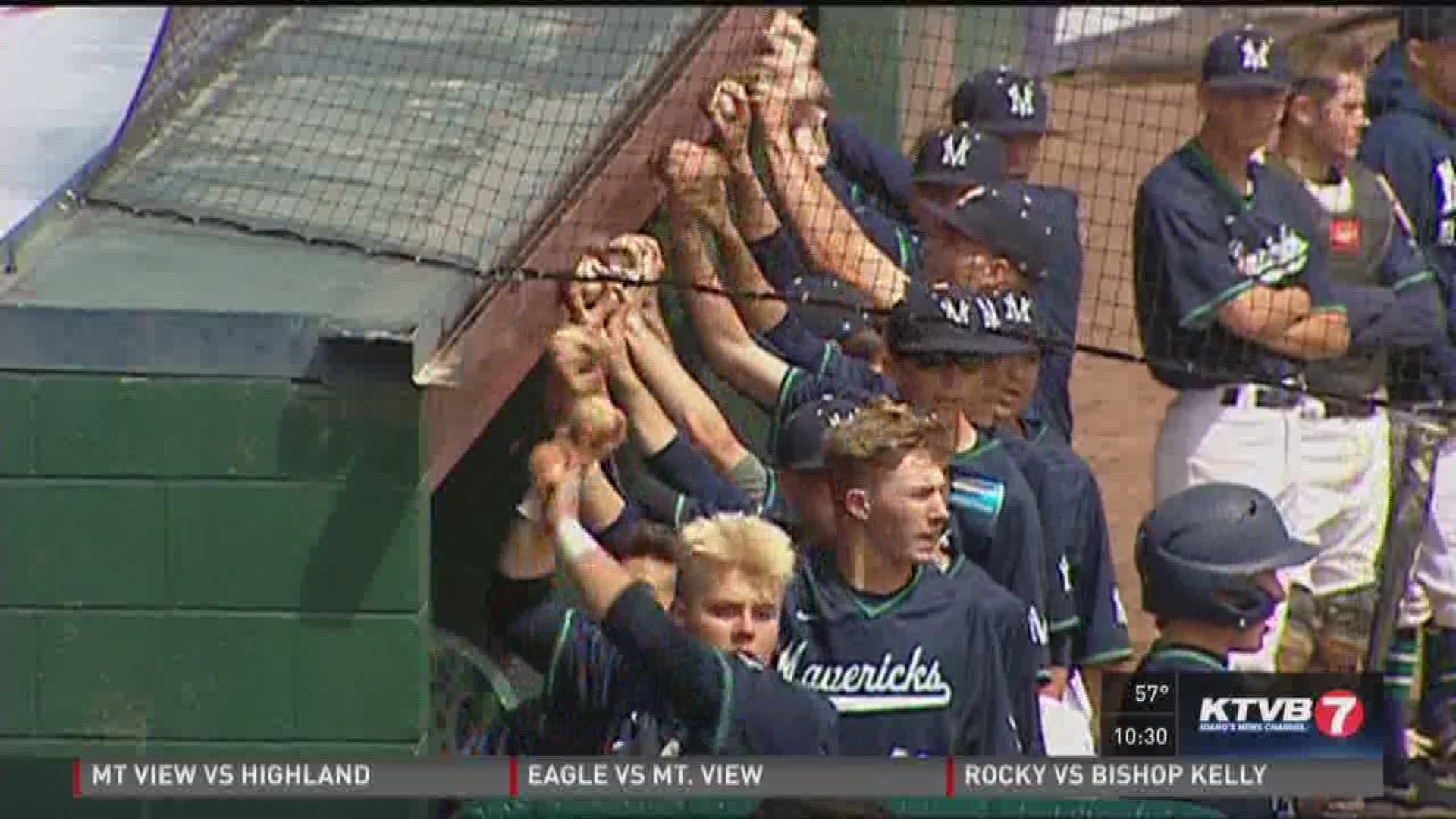 Mountain View vs. Highland 5A state varsity baseball 5/19/2016