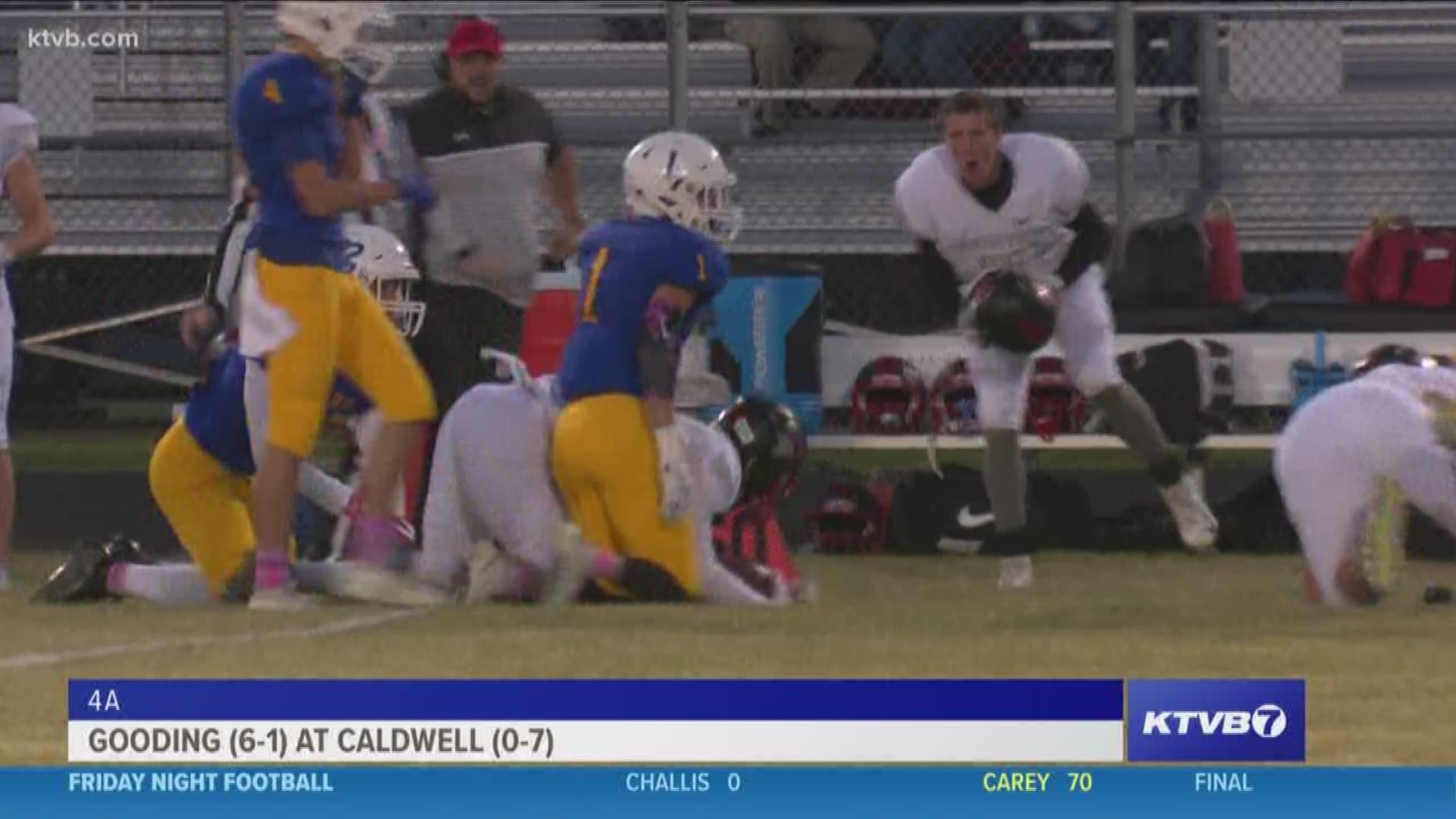 The Senators showed no sign of gridlock in this 46-6 win over Caldwell.