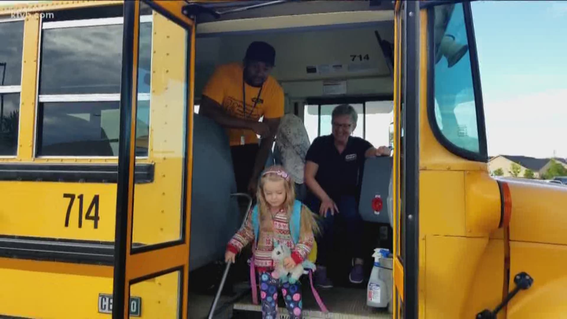 For one Meridian family, their school bus driver and bus monitor help start each day with a smile. The family is recognizing the pair for every thing they do.