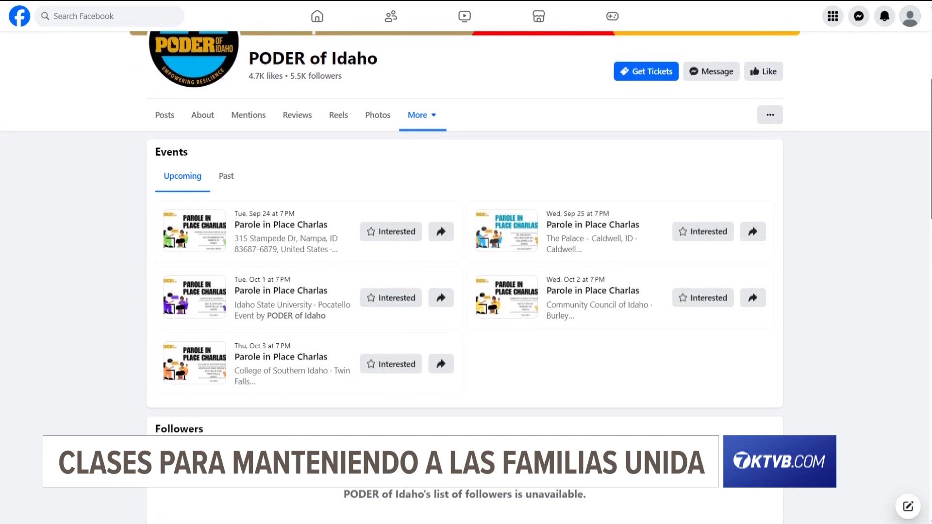 PODER de Idaho organizará eventos informativos en español, en el valle del tesoro, el valle de portneuf y el valle mágico .