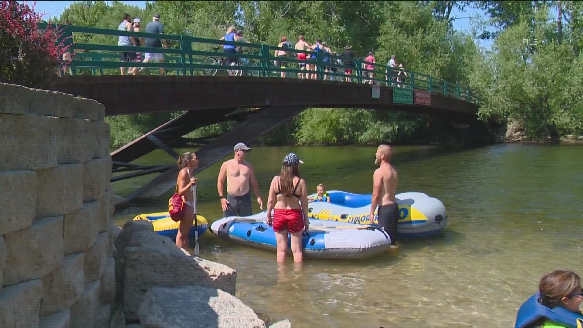 Raft and tube rentals will be available at the put-in area at Barber Park.