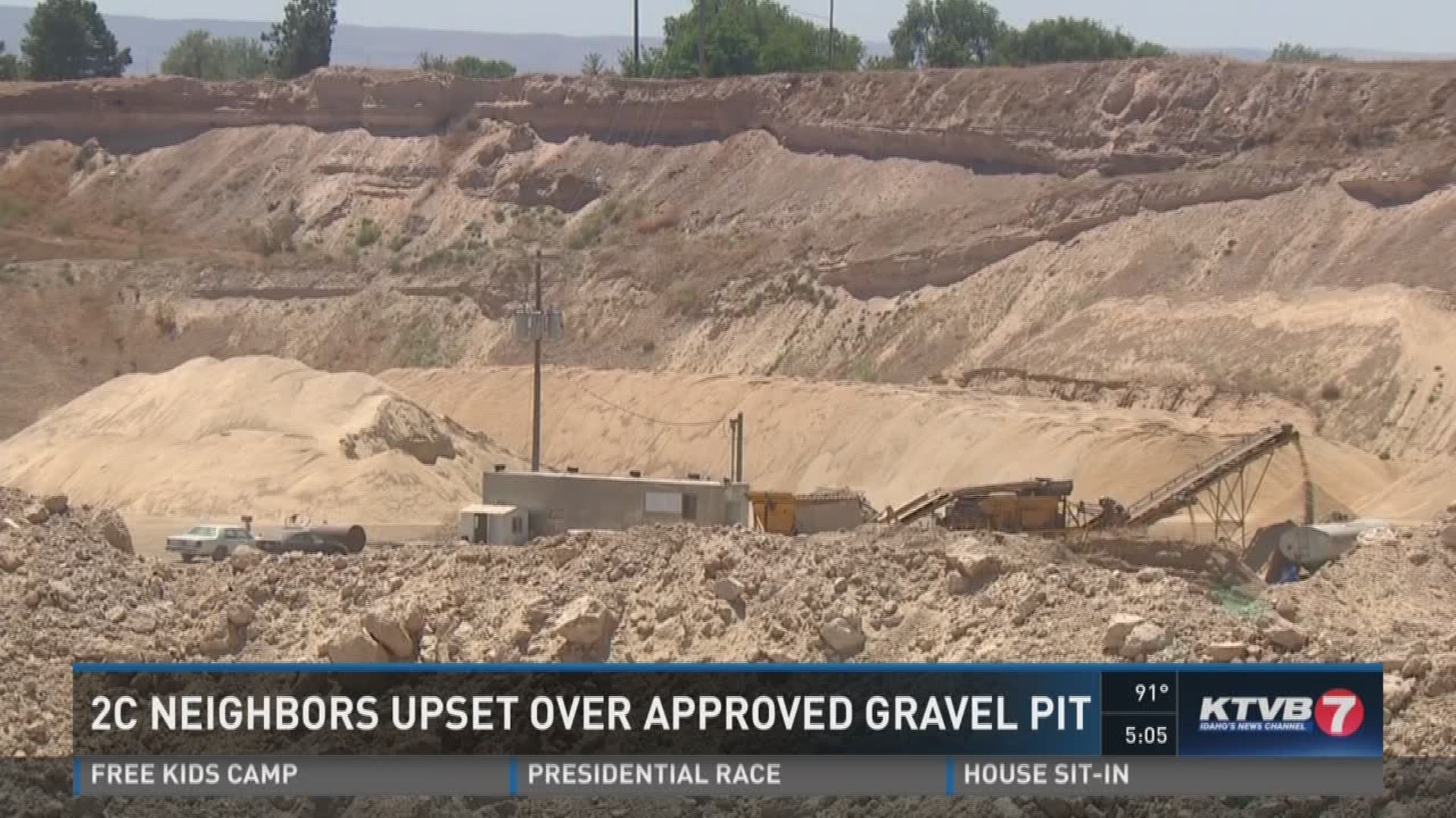 Neighbors are fighting plans to build a 54-acre gravel pit near their homes.