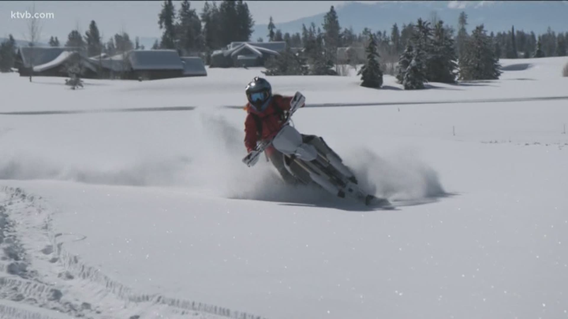 Two decades after Vernal Forbes built the first prototype in his Boise garage, snowbikes are now featured in worldwide in events like the Winter X Games.