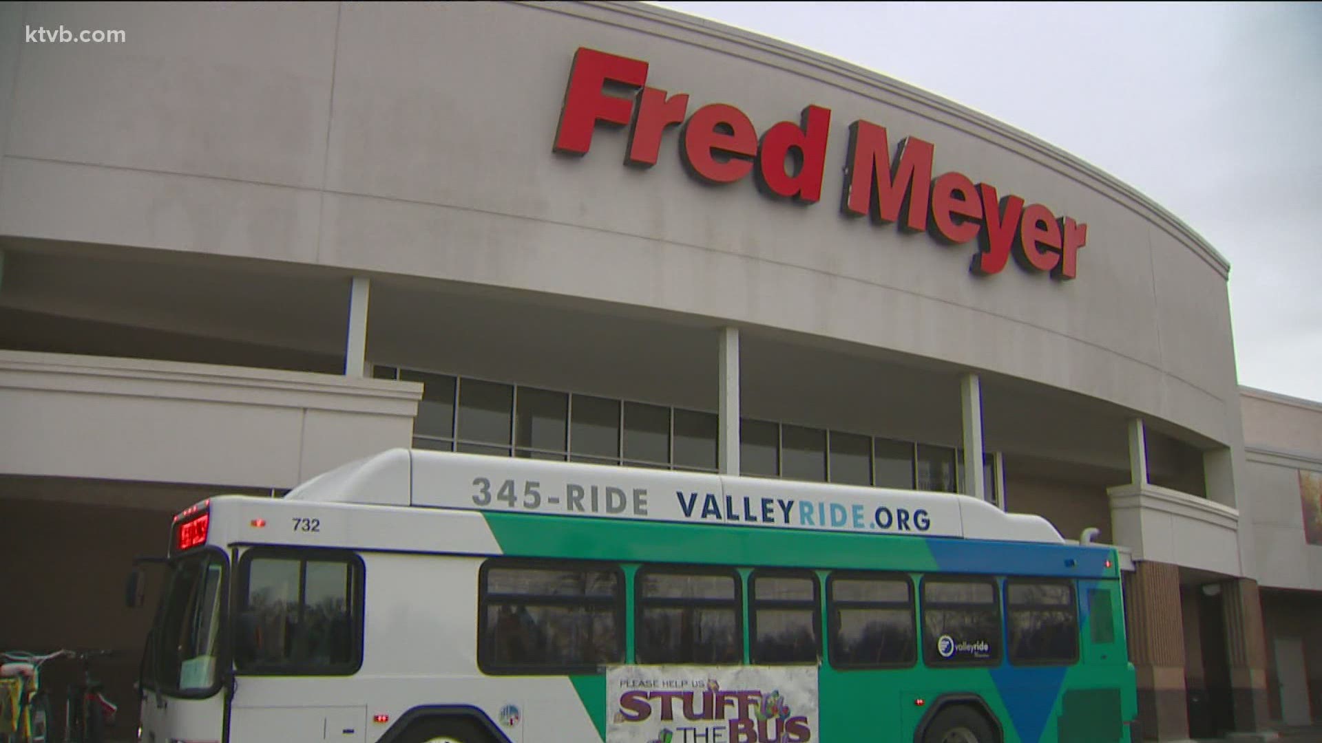Stuff the Bus takes place Saturday 12/12 at all Treasure Valley Fred Meyer stores