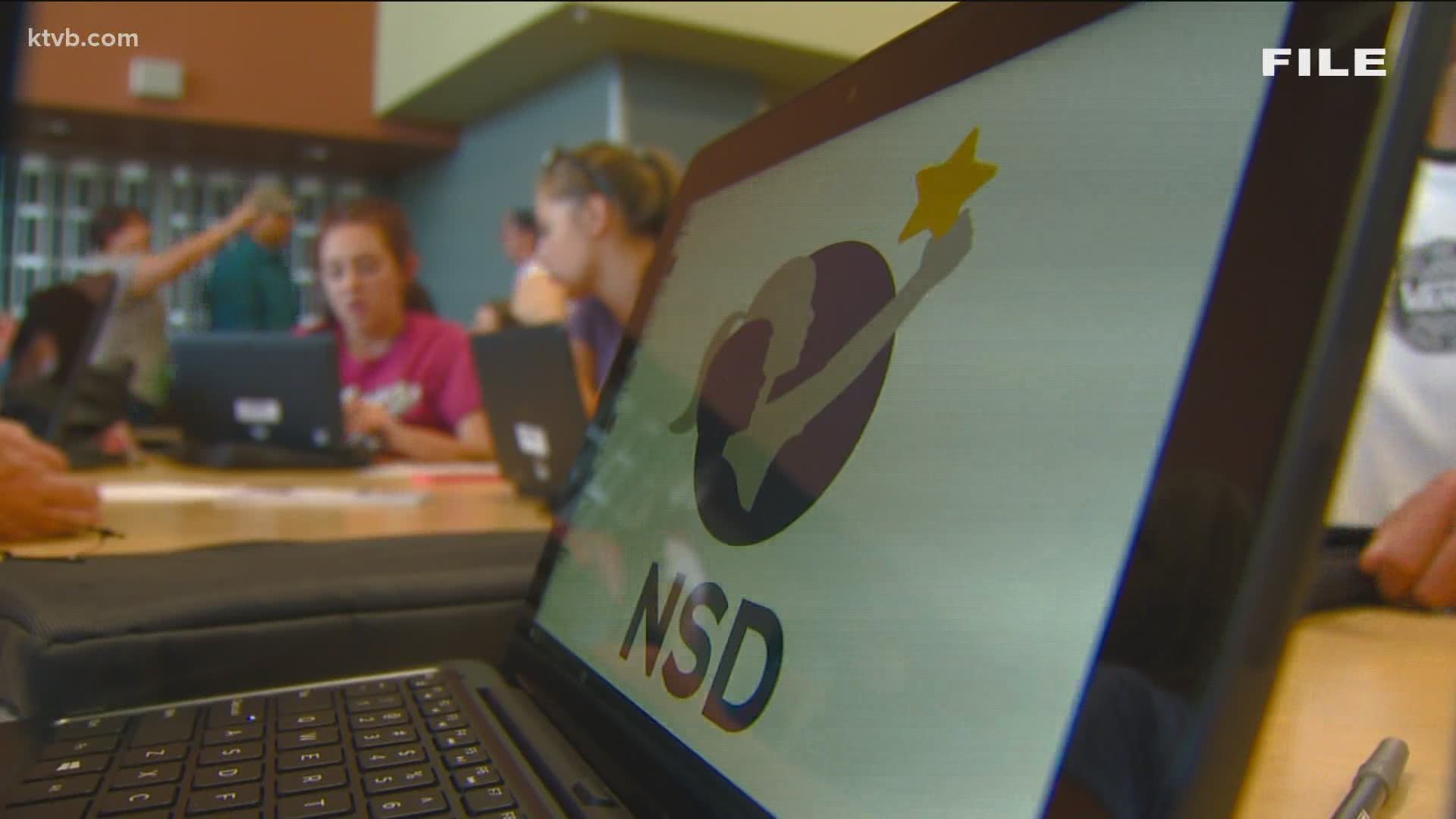 Students in three of Nampa's schools will move to online learning due to staff members being out with COVID-19.