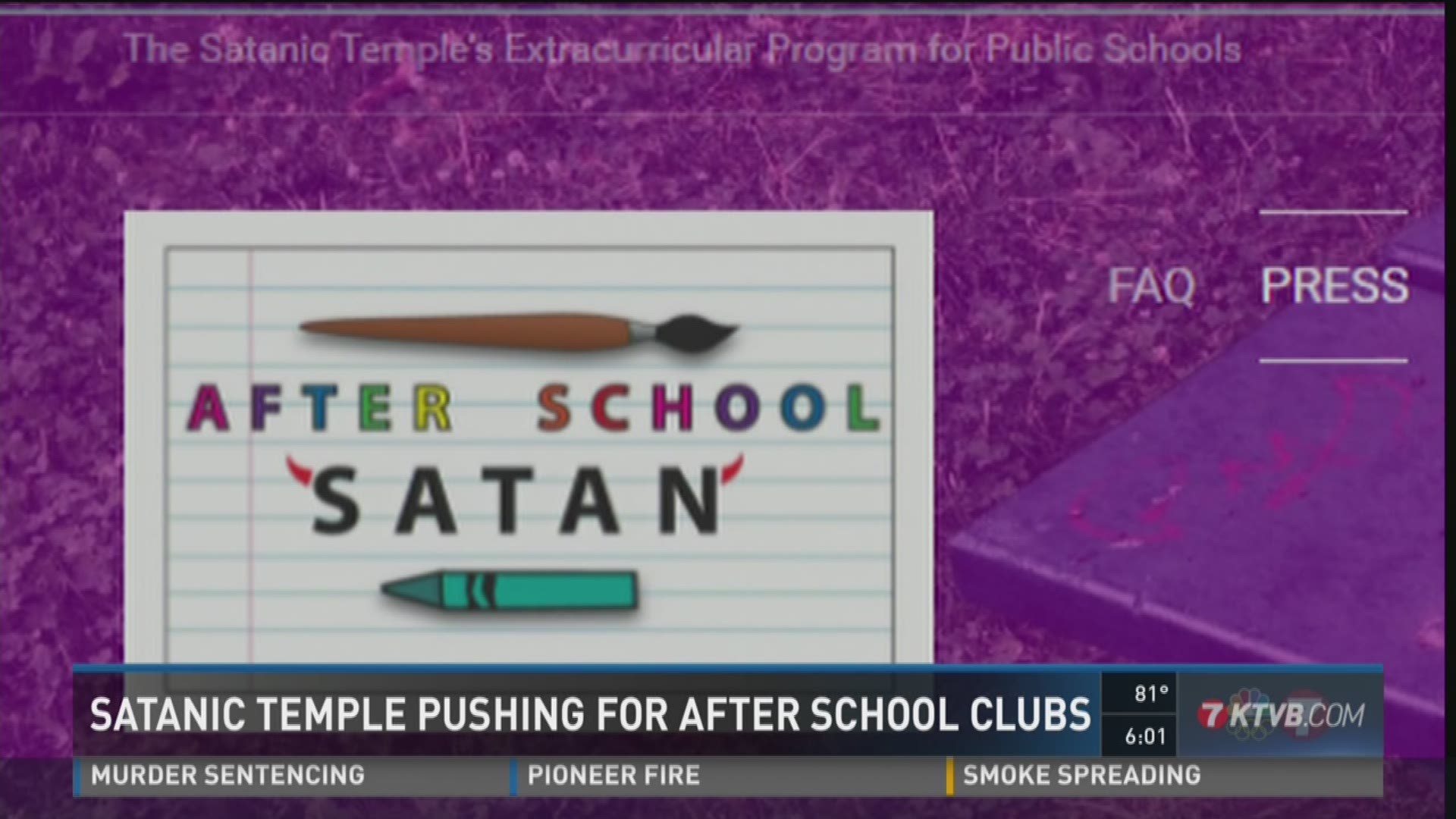 Satanic Temple pushing for after-school clubs.