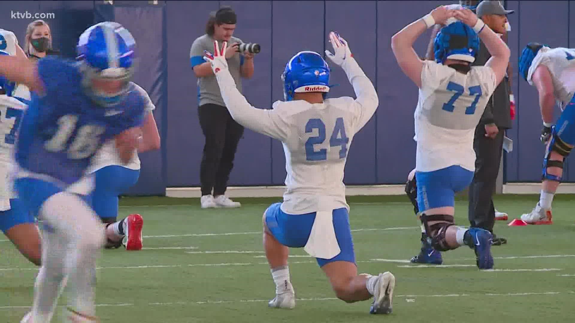 "We're tremendously grateful, even for his growth, the offense is different when he's on the field," Boise State head coach Andy Avalos said on Holani.