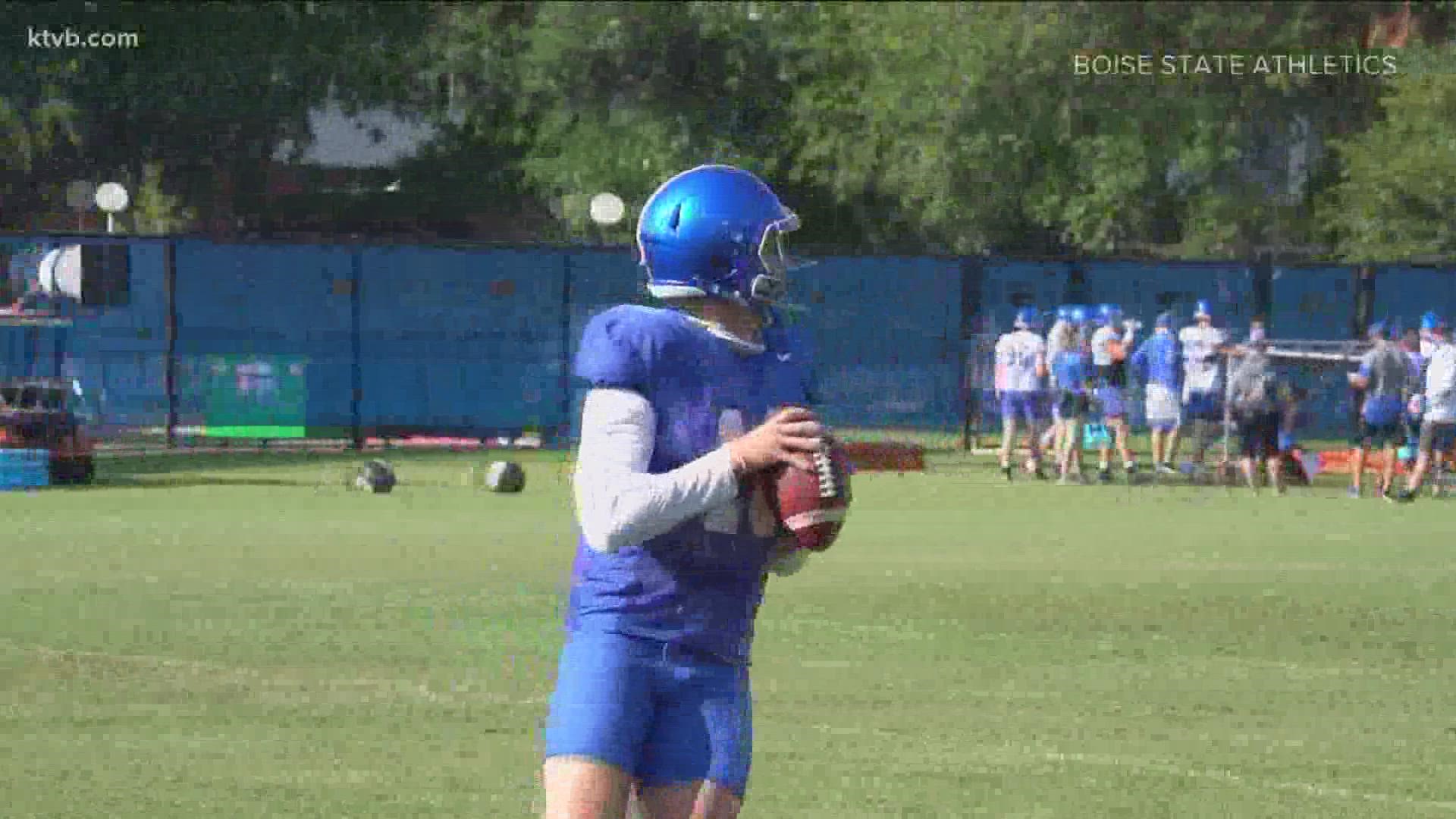 Boise State senior quarterback Jack Sears is no longer with the football program, a school official confirmed on Wednesday.