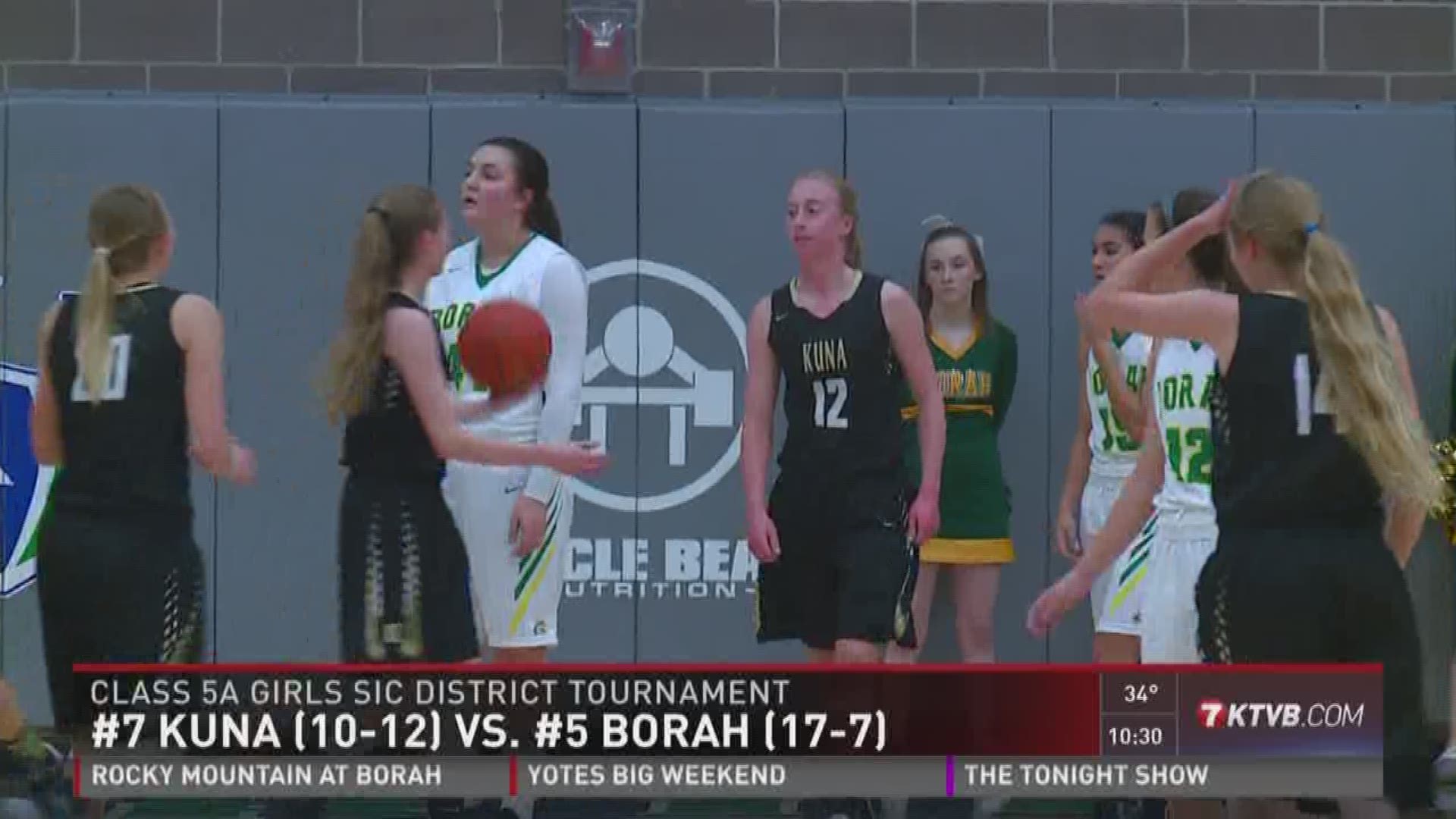 Kuna vs. Borah girls district basketball 2/7/2017