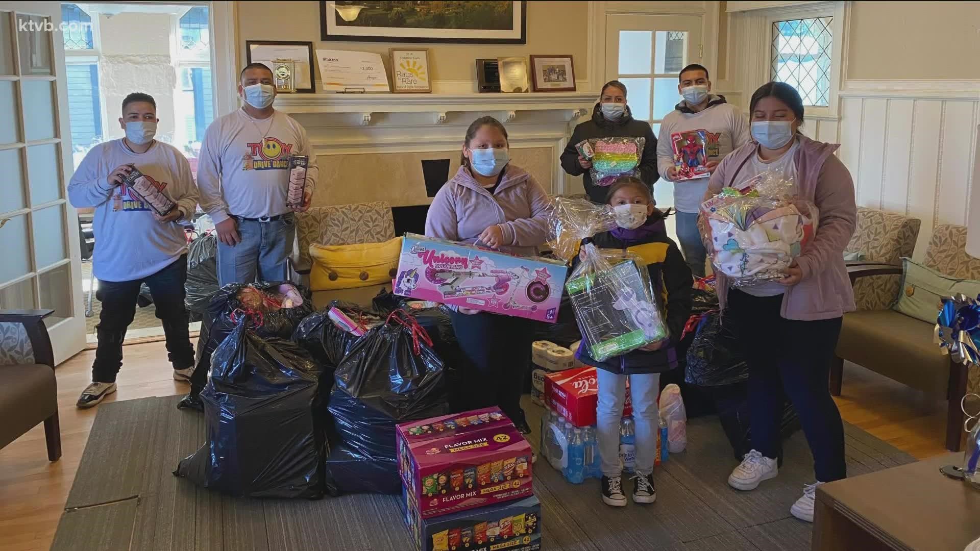 Mario Calderon knows what it's like to be in and out of the hospital, and he wanted to give back to the kids at St. Luke's this holiday season.