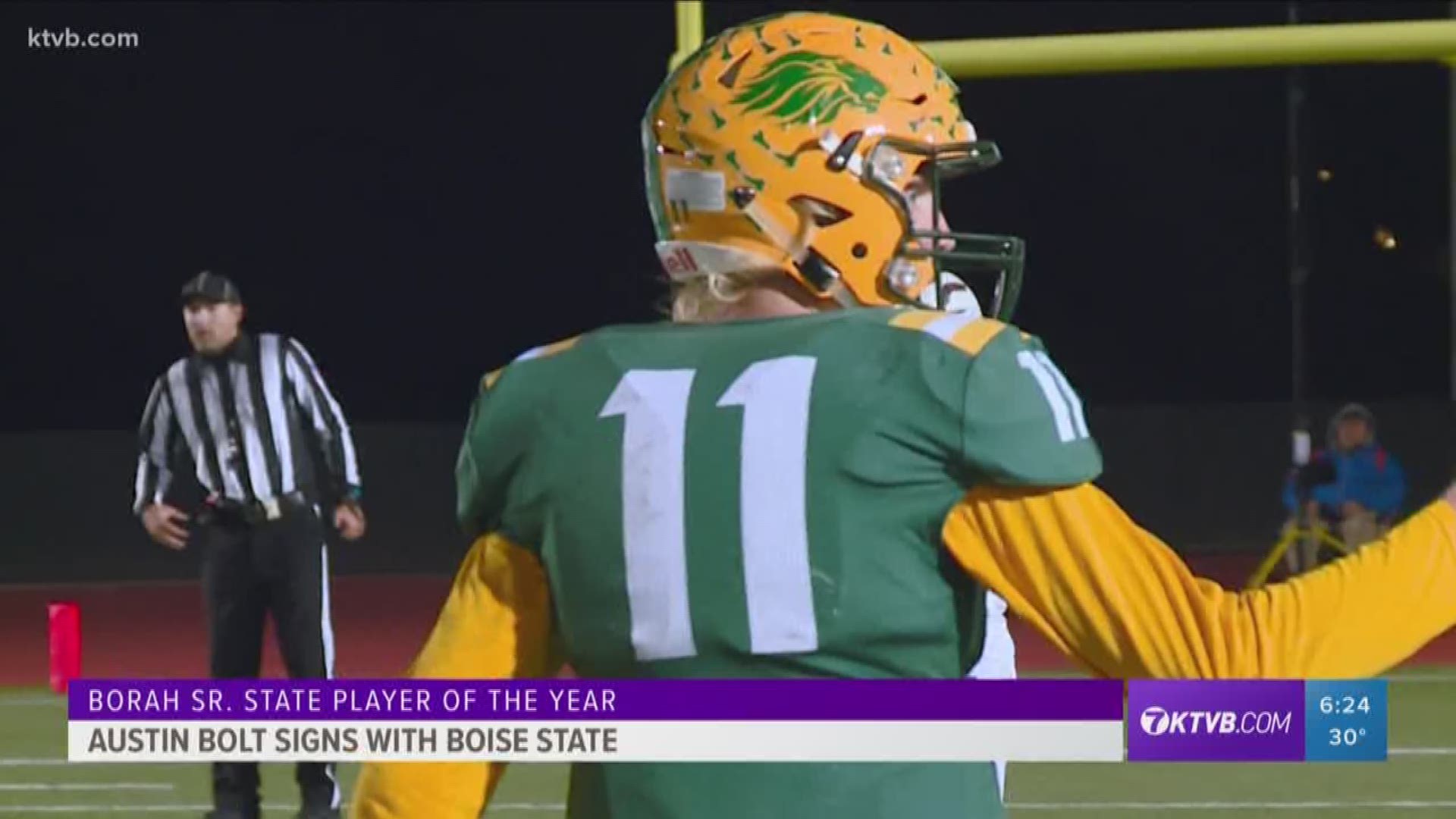The Boise State football team picked up a local star player from Borah High School on early signing day.