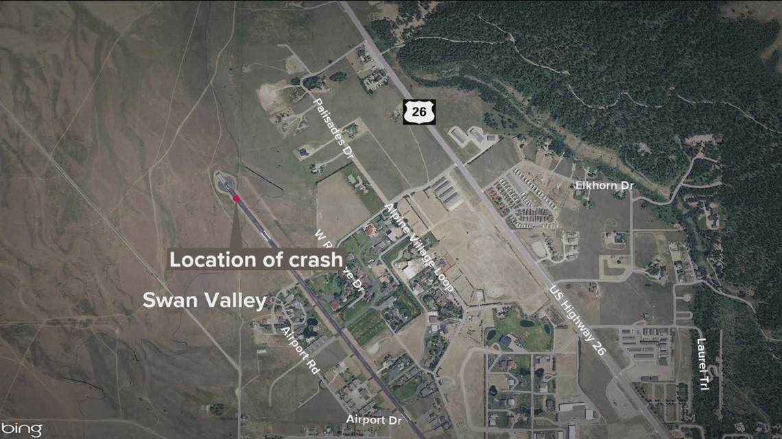 Airplane crash at Alpine Airport, Wyoming