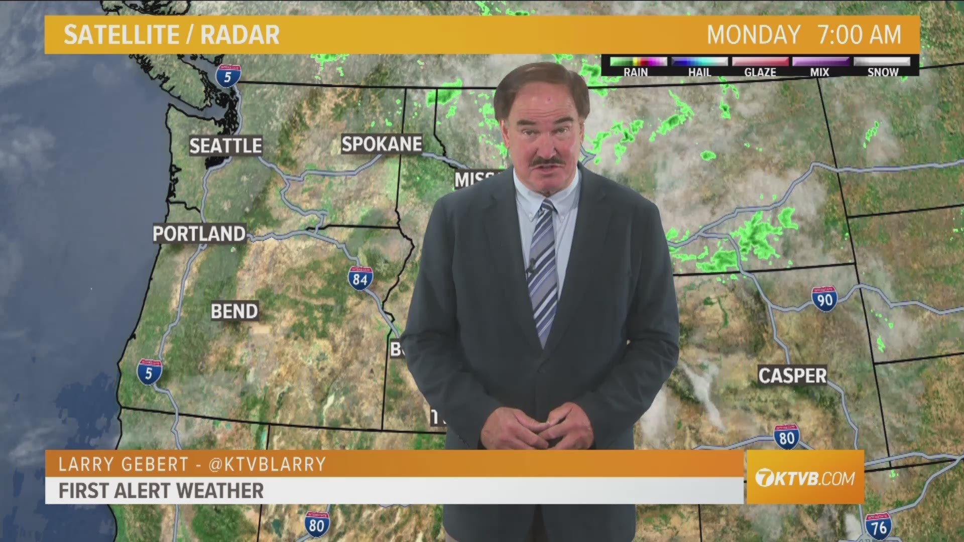 Larry Gebert says to expect mild temperatures for this time of year.
