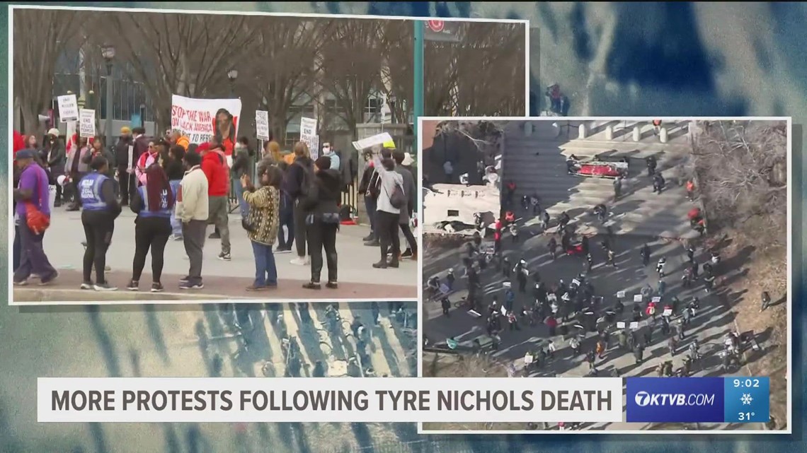 Protests held across US following video of police beating Tyre Nichols