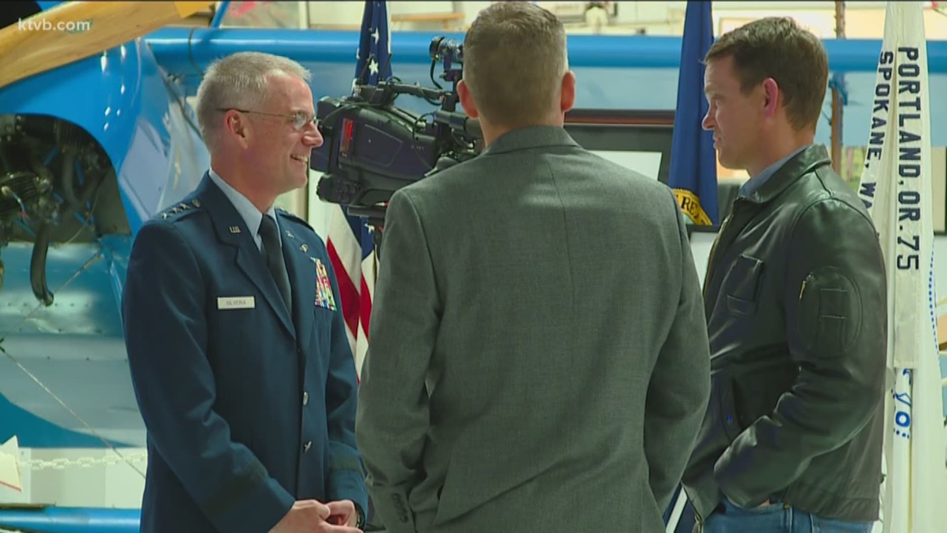 Lt. Gen. Jay Silveria said he chose to visit the Treasure Valley because of the area's deep ties to the Air Force.