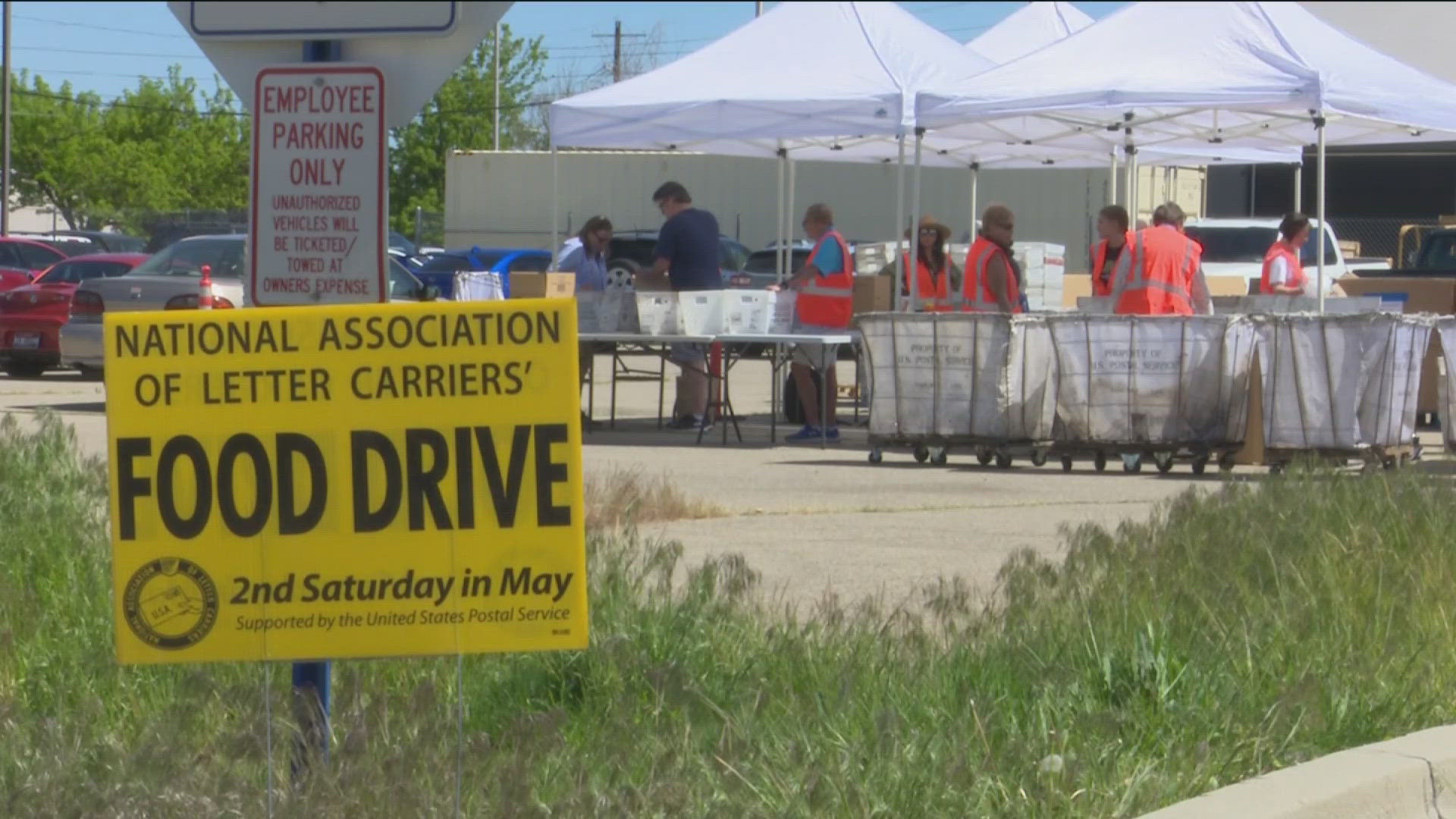 The food drive is the largest in the nation.