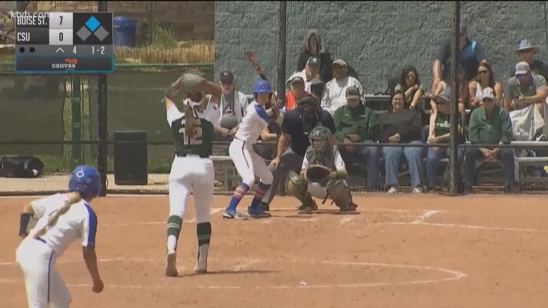 The Broncos (40-10, 19-5) defeated Colorado State 12-0 in 5 innings on Saturday. Boise State will learn its fate during the NCAA Tournament Selection Show on Sunday.