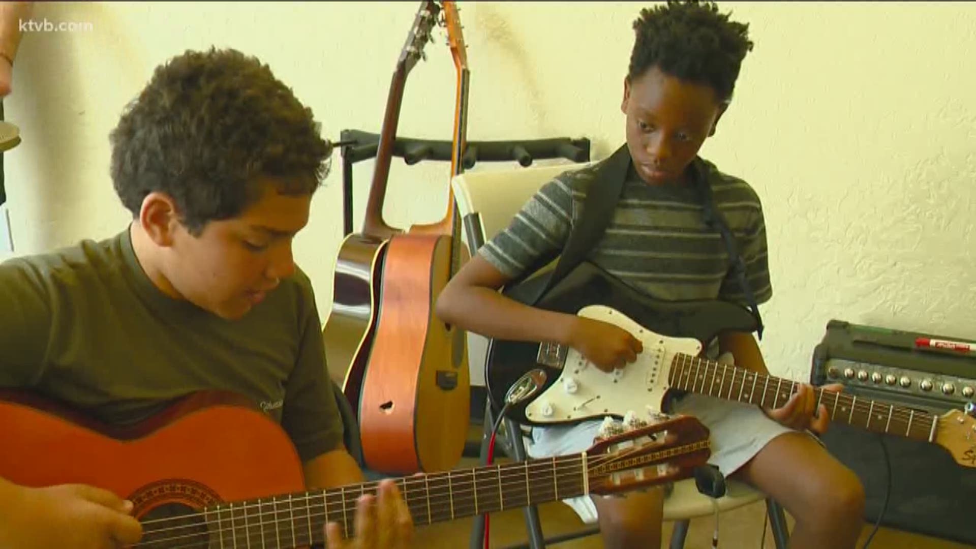 Refugee kids and more get a chance to rock out 