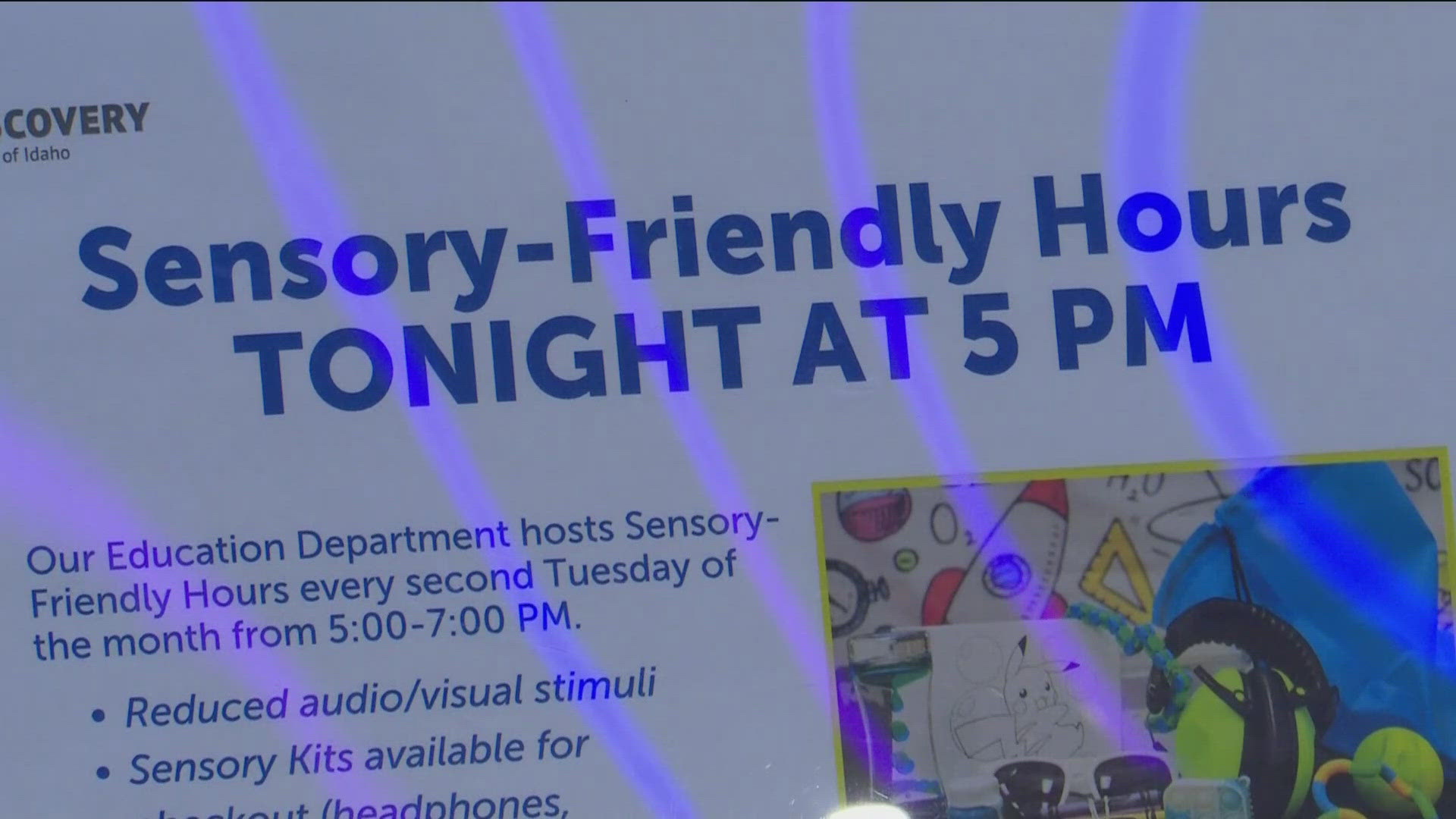 Visitors who may find the everyday run of the Discovery Center overstimulating can enjoy a dialed-back version of all the fun, educational exhibits on display.