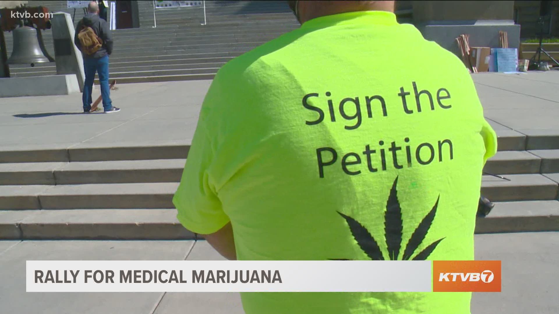 The goal of the rally is to bring awareness to marijuana reform in the state of Idaho, specifically to get people to sign the Idaho Marijuana Act petition.