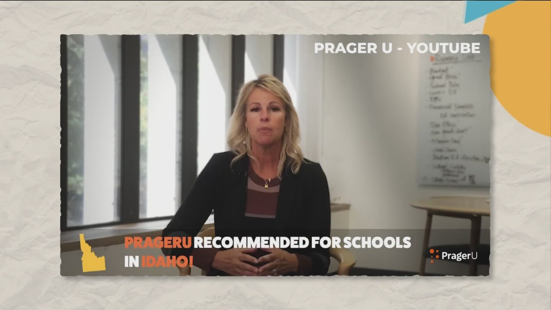 PragerU was approved by Idaho Superintendent Debbie Critchfield, known for creating short videos with questionable historical accuracy.