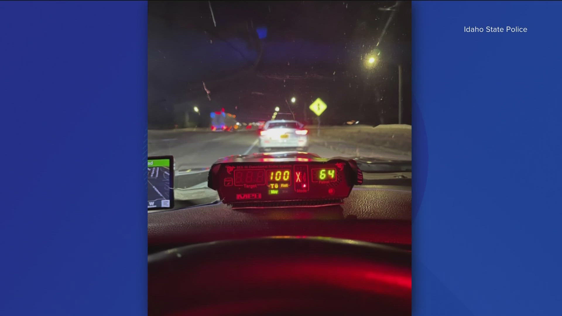 The driver registered a blood alcohol content of 0.176%, more than twice Idaho's legal limit of 0.08%.