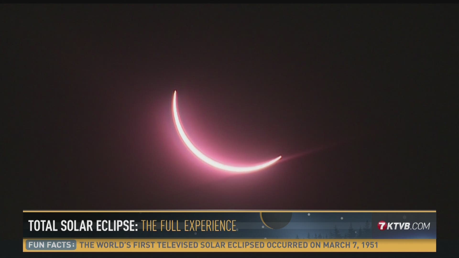 KTVB was broadcasting live when the eclipse passed over Weiser