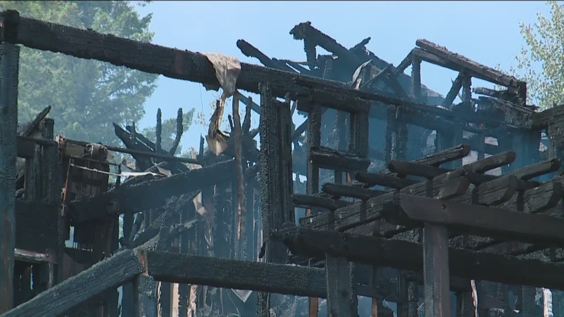 Four people died and one man was treated and released from the hospital following the fire that destroyed a cabin in Donnelly, Idaho, the night of June 30, 2017.
