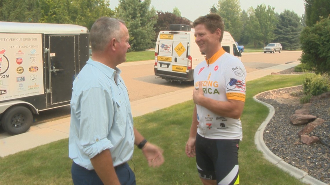 Oregon men cycling cross-country to raise money for Feeding America, Idaho Foodbank - Vimarsana News